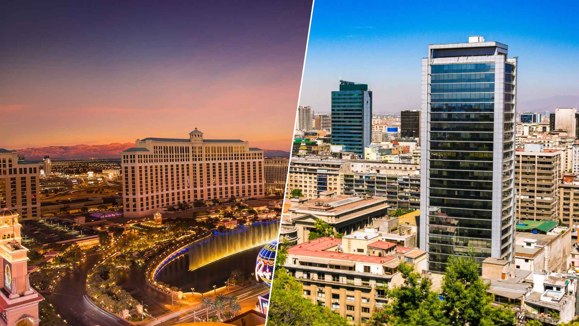 Las Vegas to Santiago