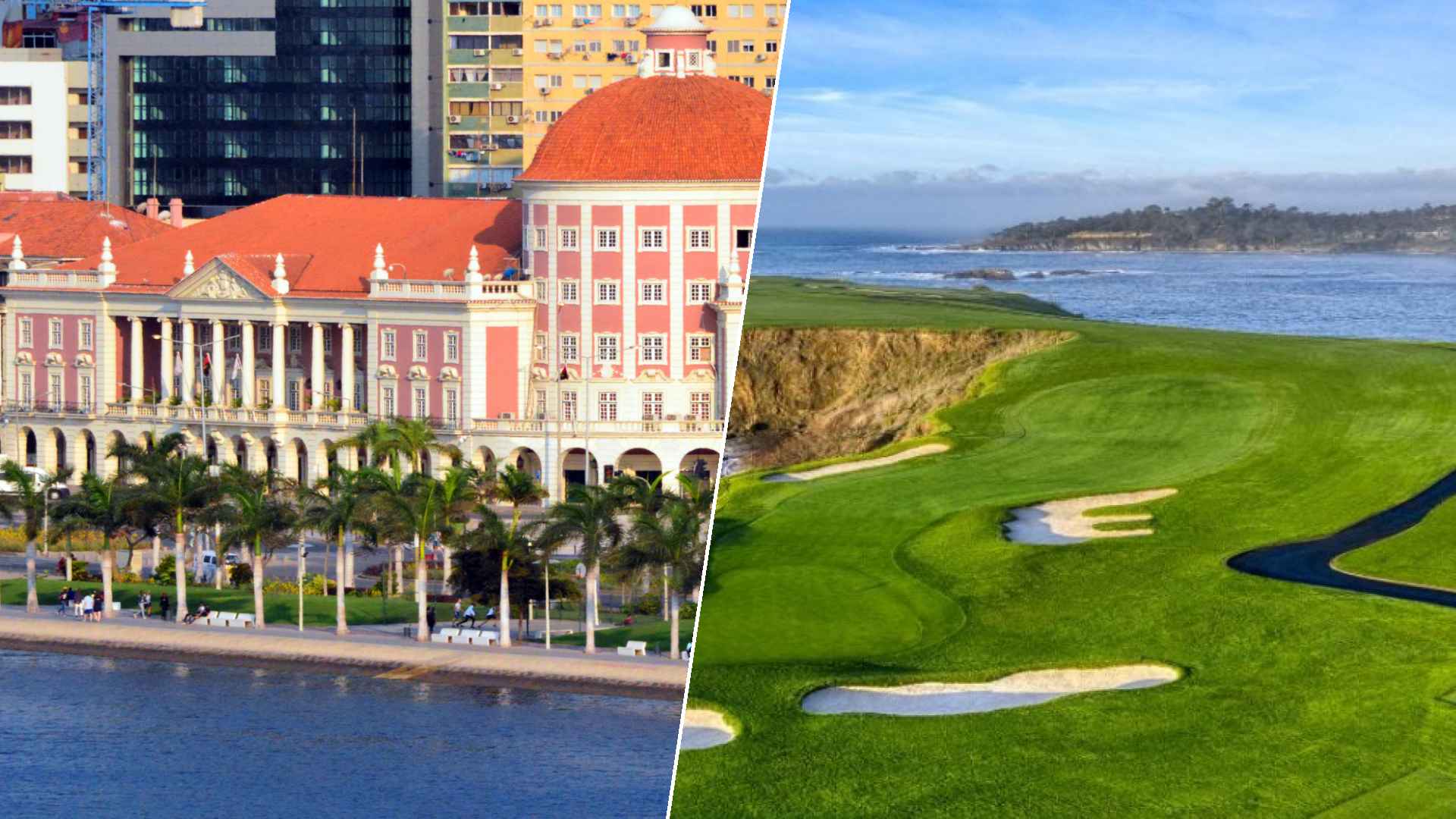 Luanda to Pebble Beach Golf Links