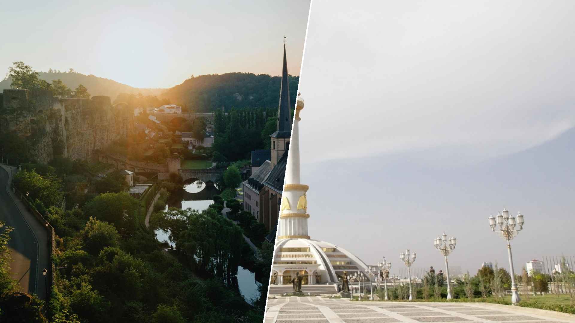 Luxembourg City to Ashgabat