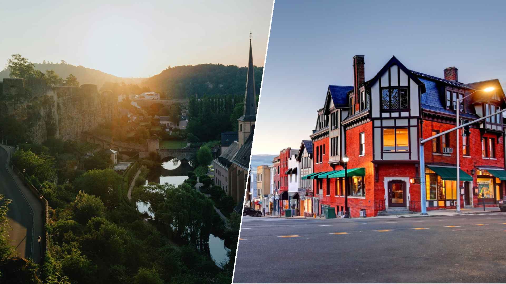 Luxembourg City to Greenwich