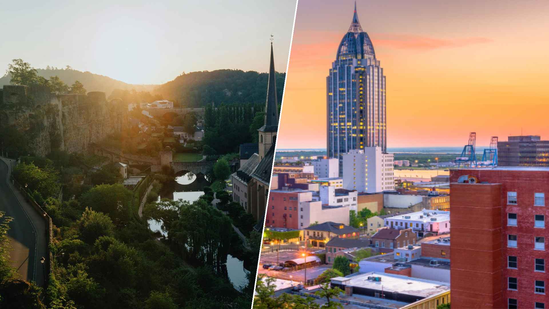 Luxembourg City to Mobile