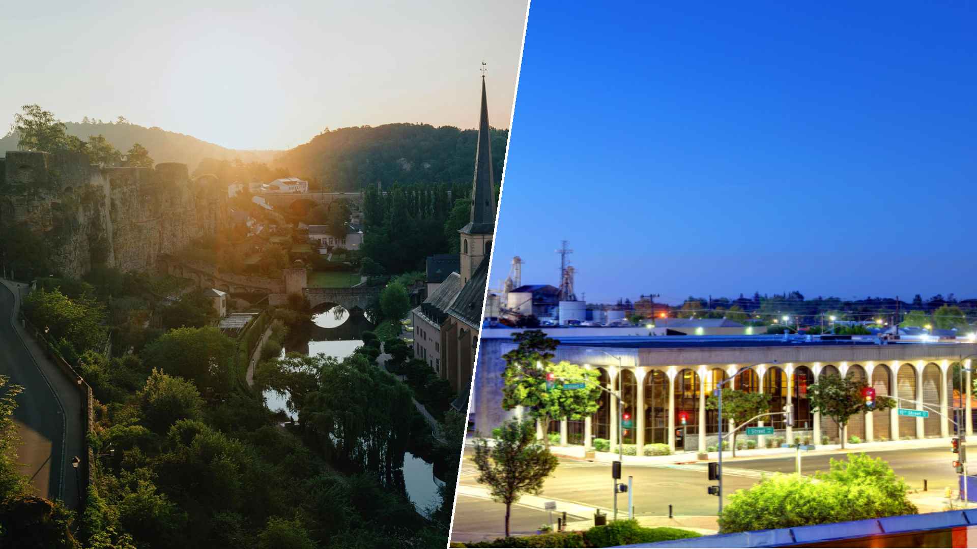 Luxembourg City to Modesto