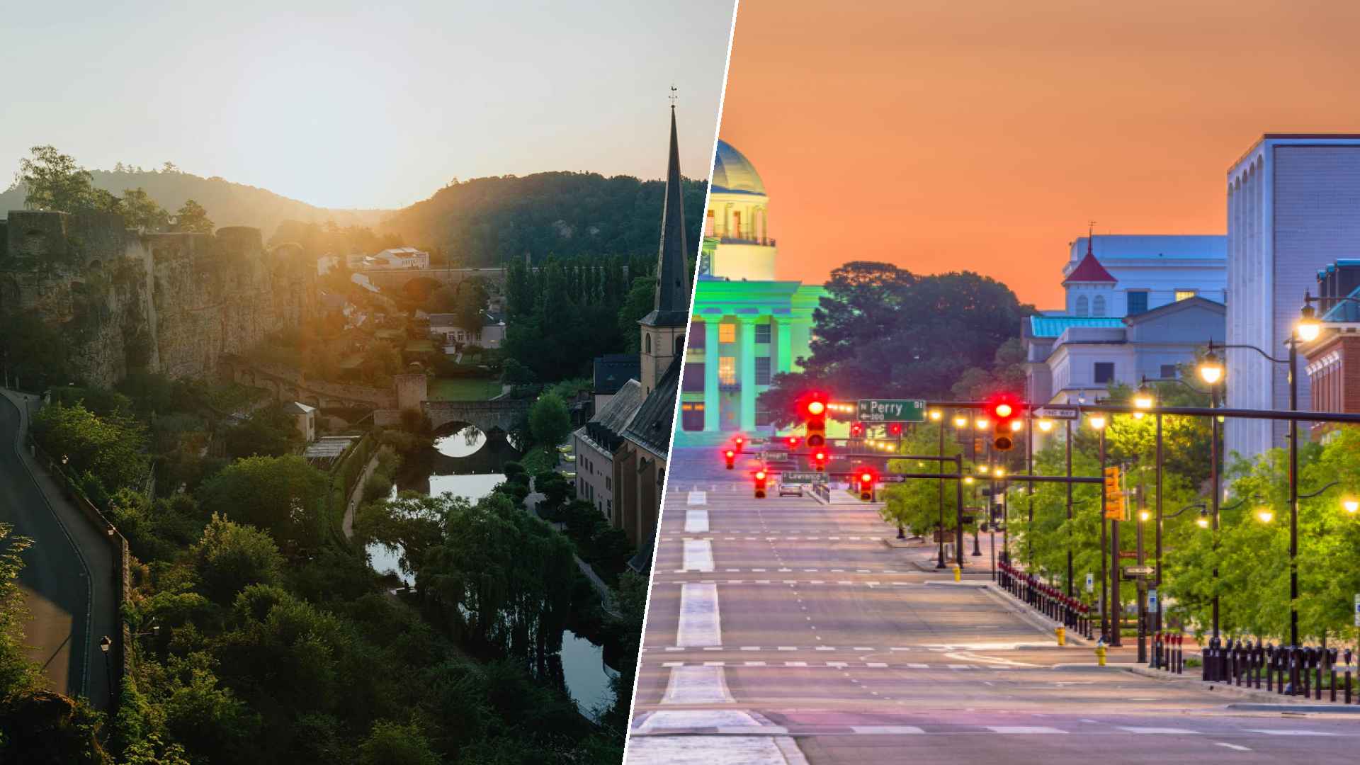 Luxembourg City to Montgomery