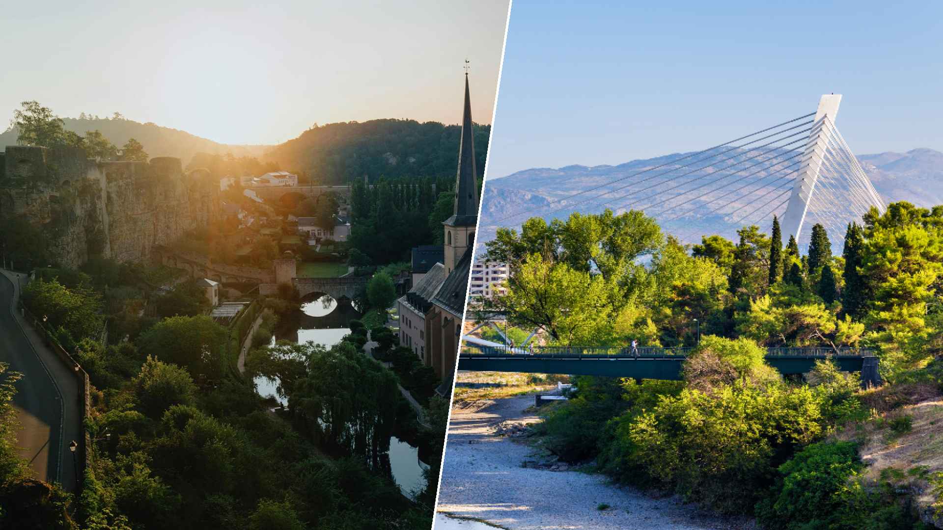 Luxembourg City to Podgorica