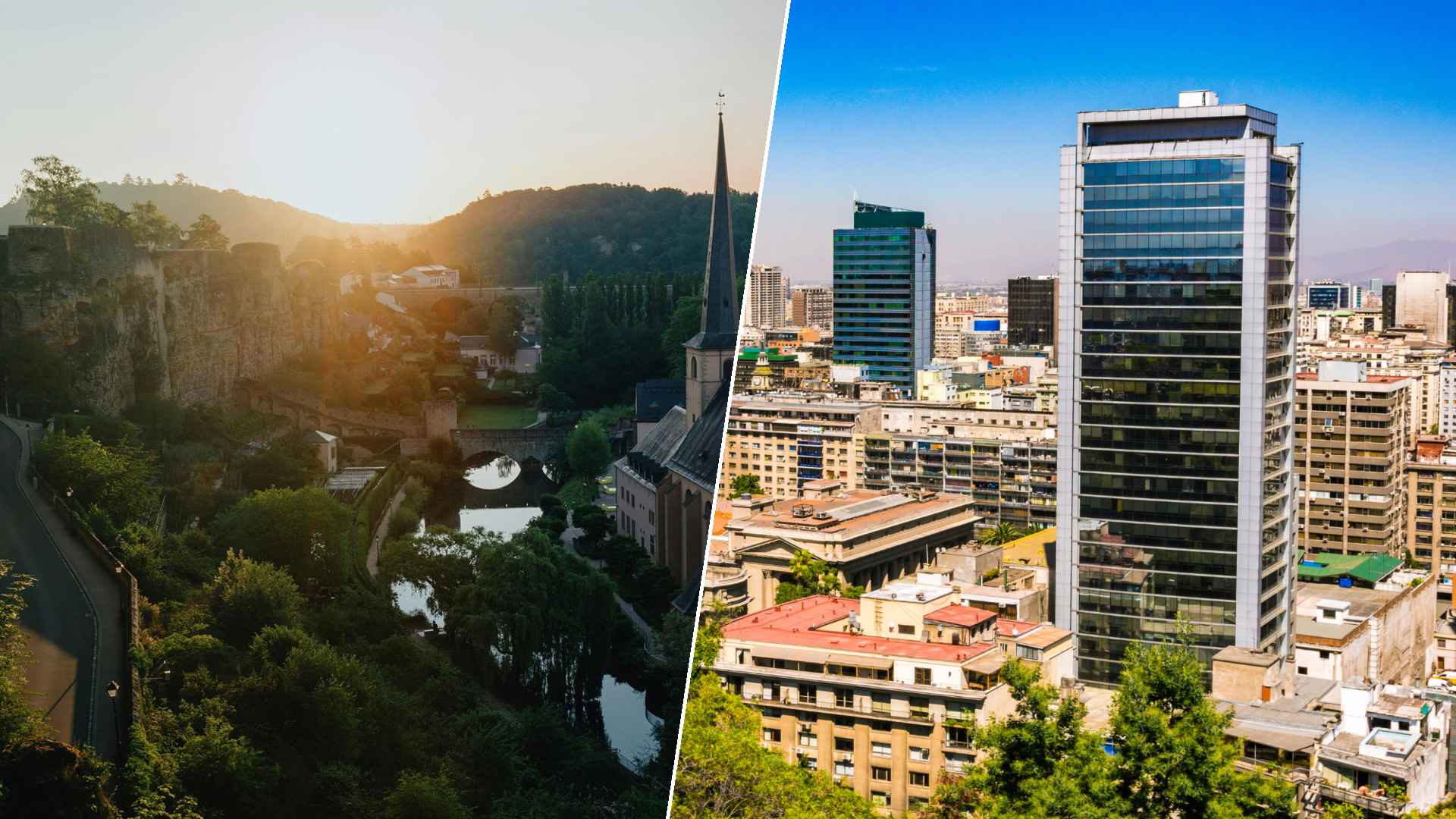 Luxembourg City to Santiago