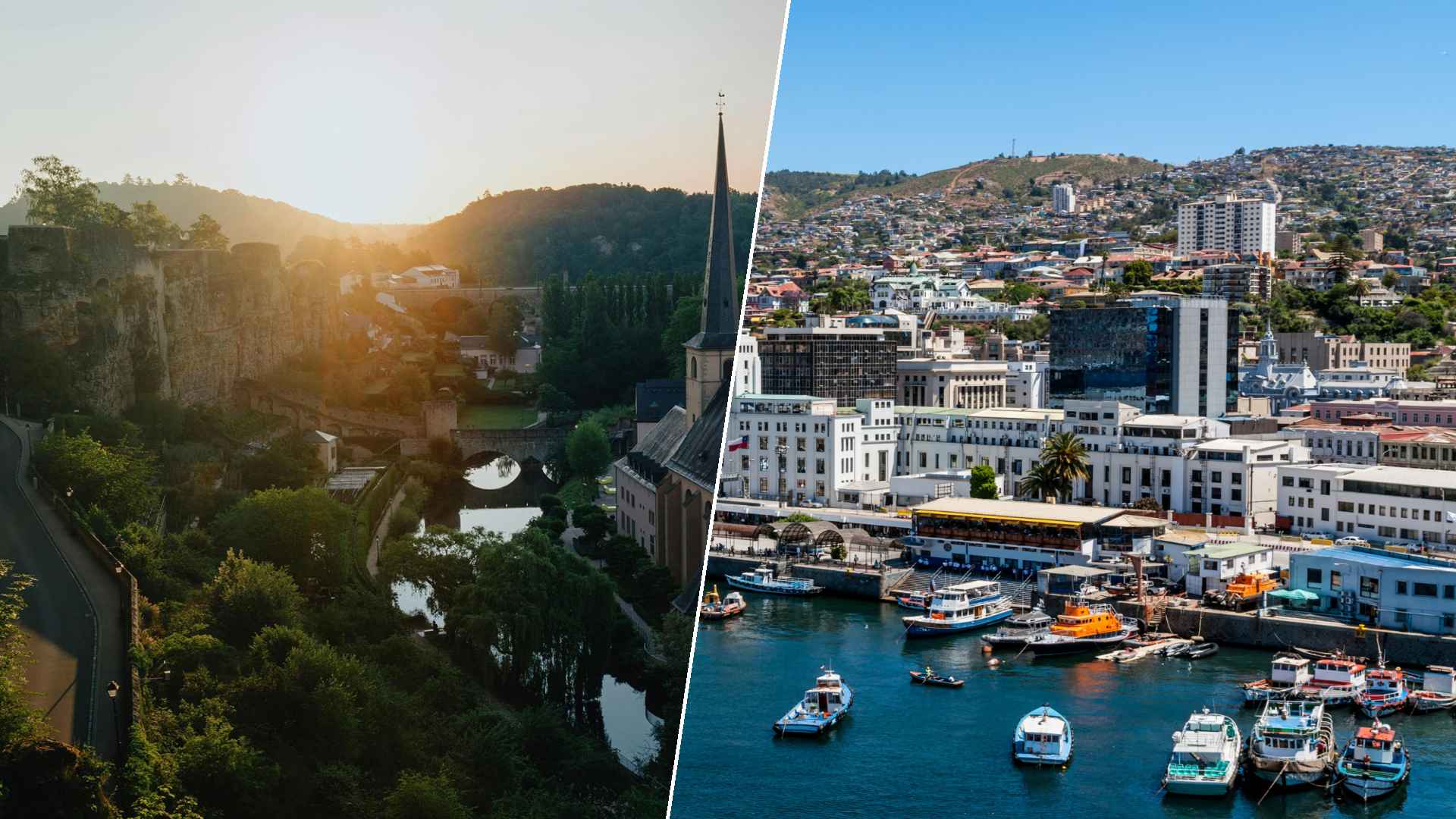 Luxembourg City to Valparaíso