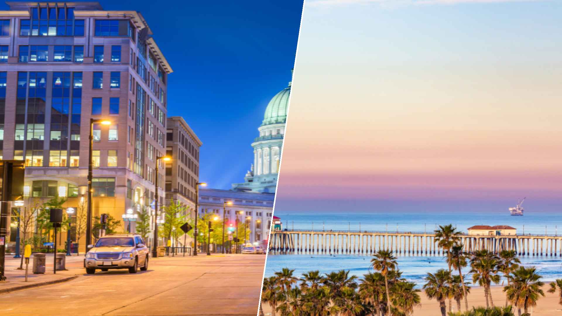 Madison to Huntington Beach