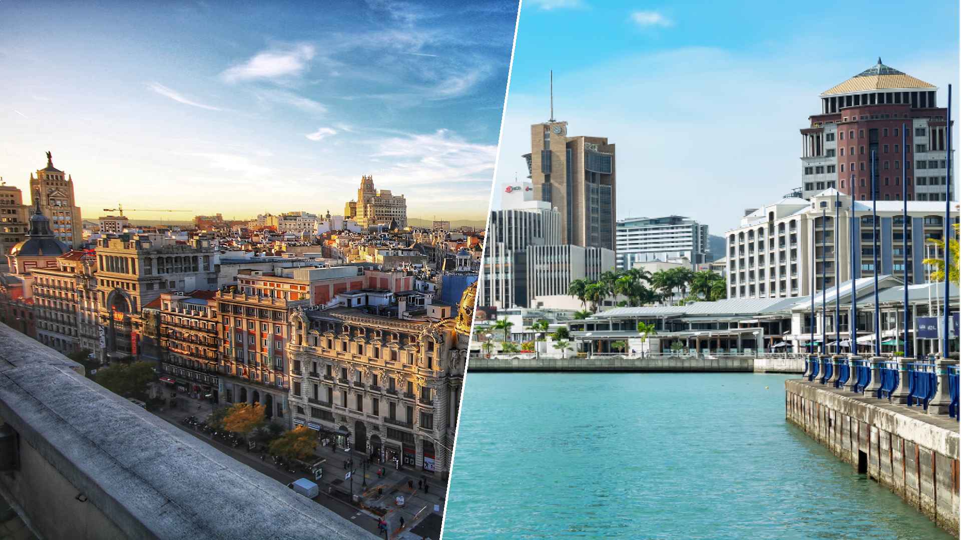 Madrid to Port Louis