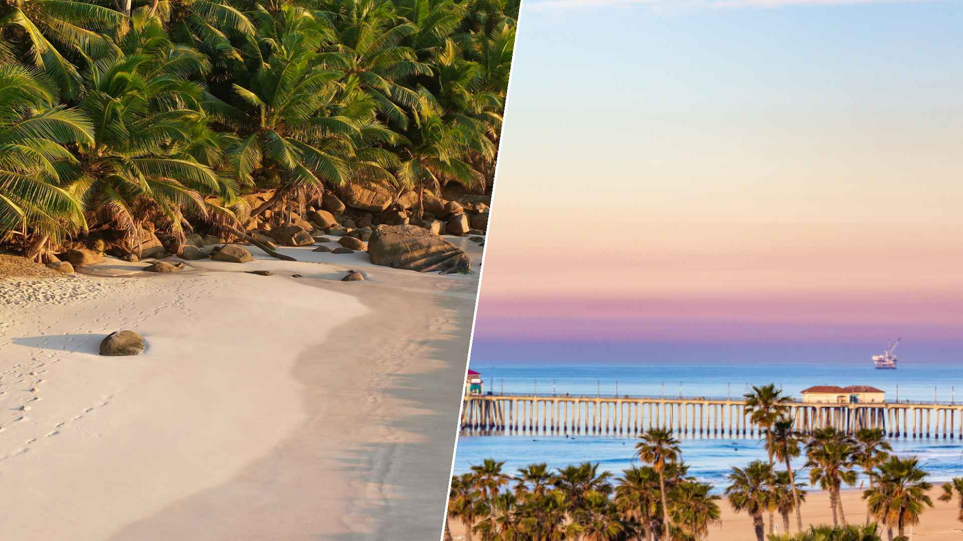 Mahé to Huntington Beach