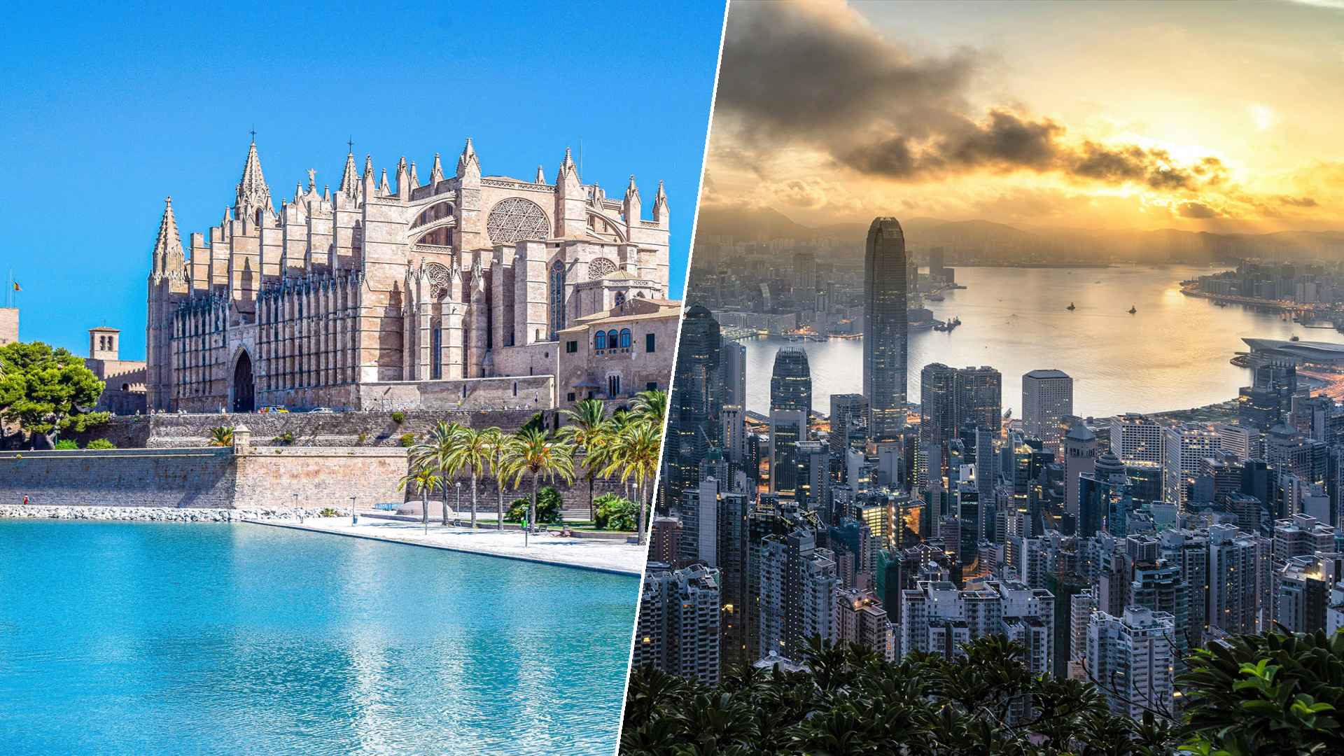 Mallorca to Hong Kong