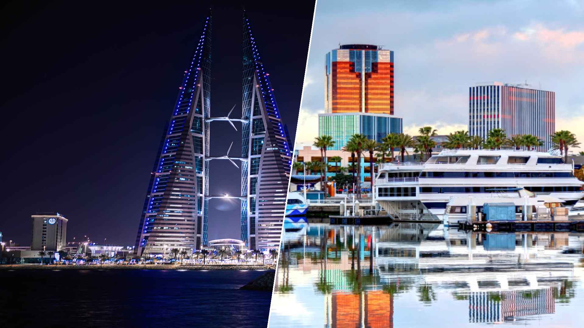 Manama to Long Beach