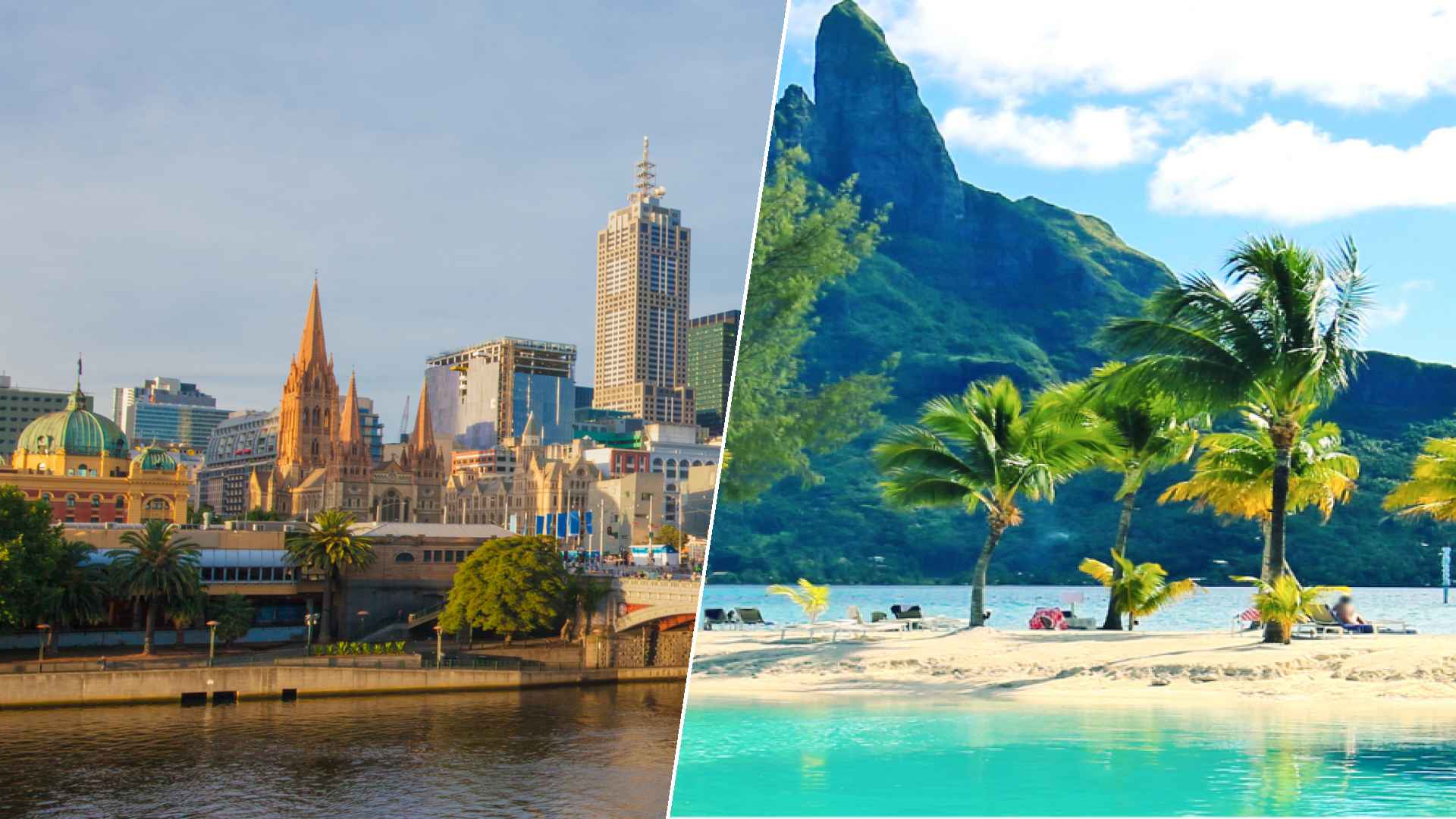 Melbourne to Bora Bora