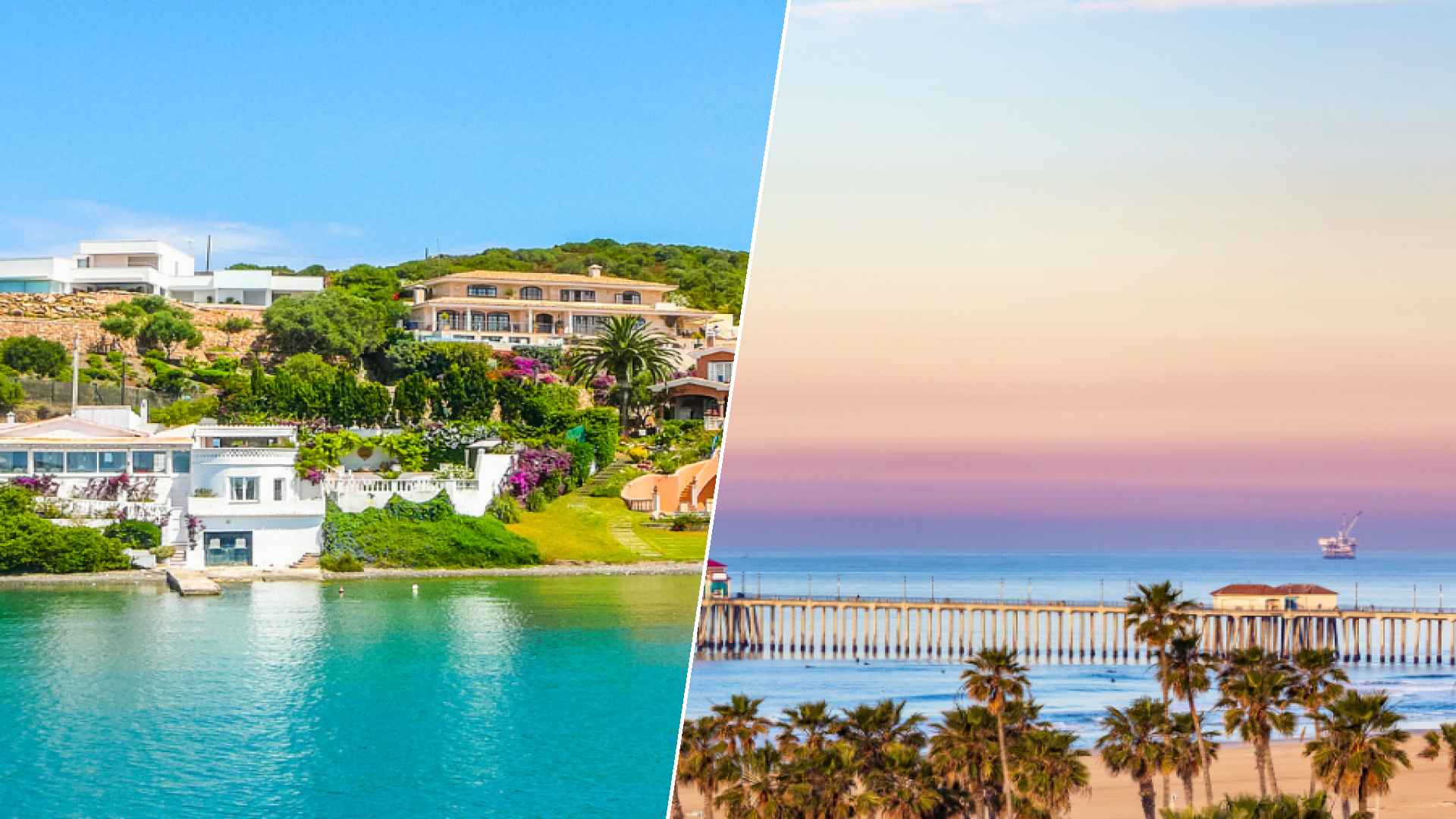 Menorca to Huntington Beach