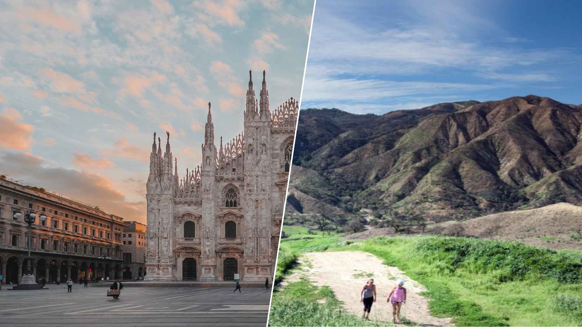 Milan to Santa Clarita