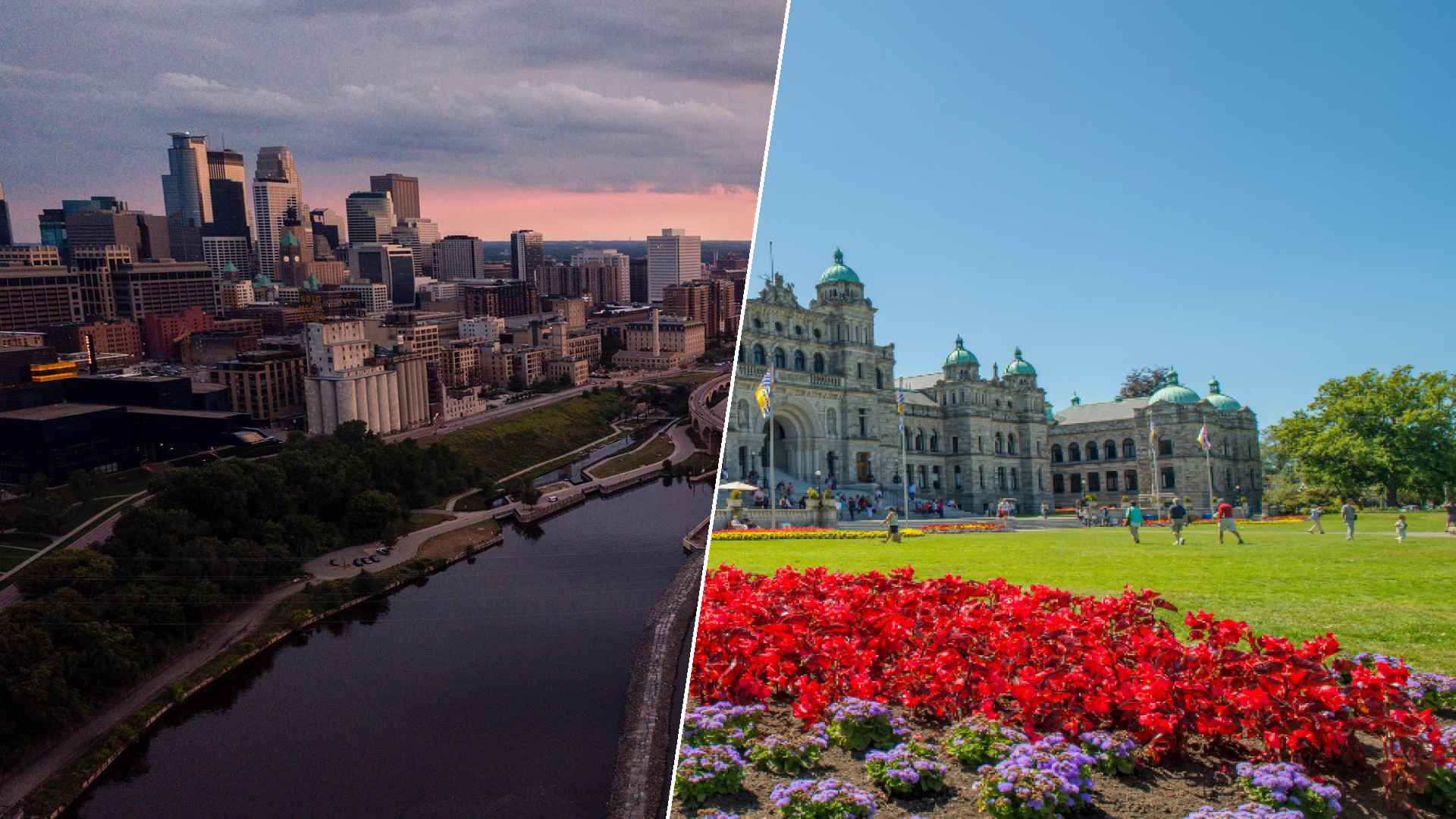 Minneapolis to Victoria