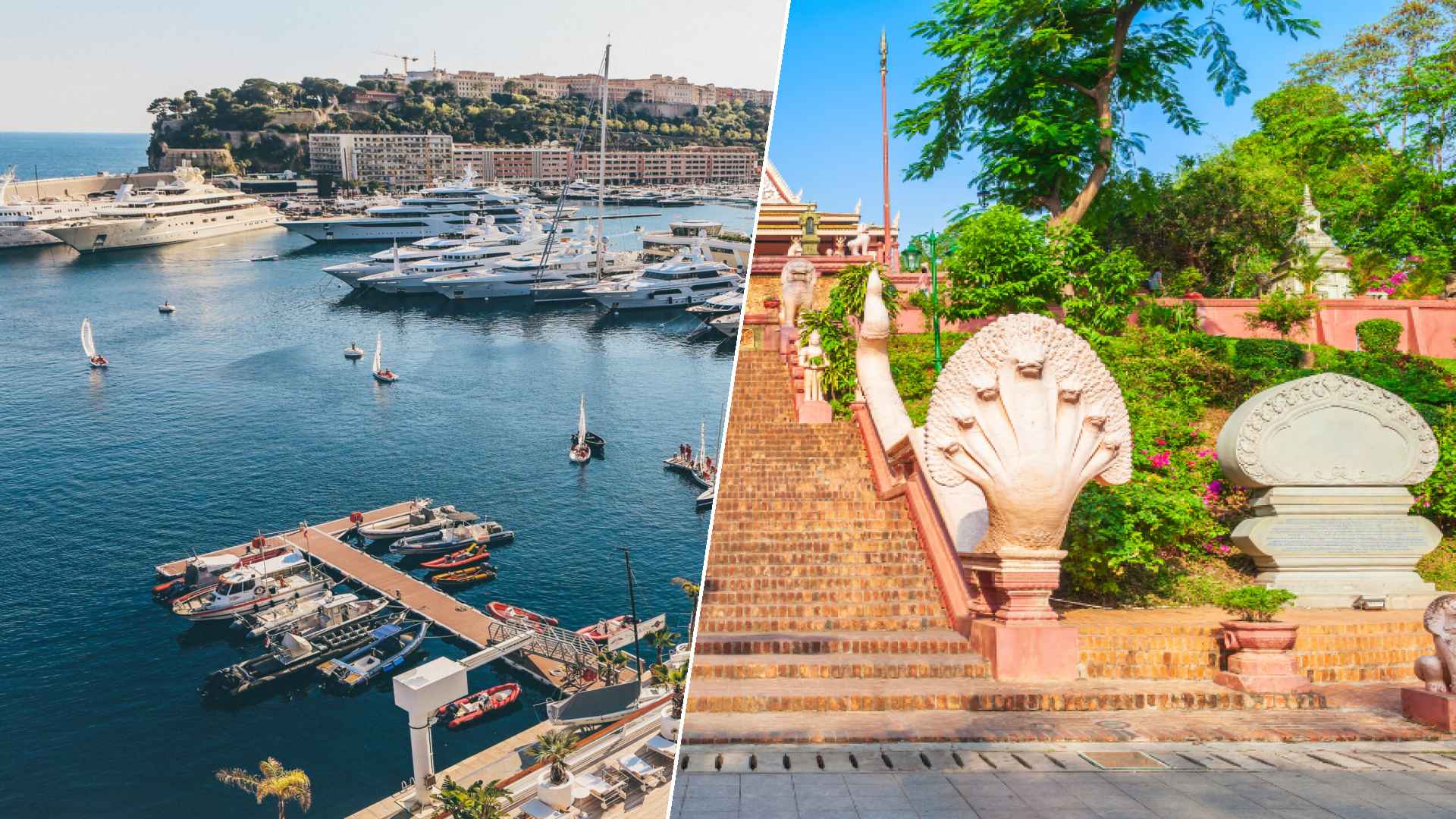 Monaco to Phnom Penh