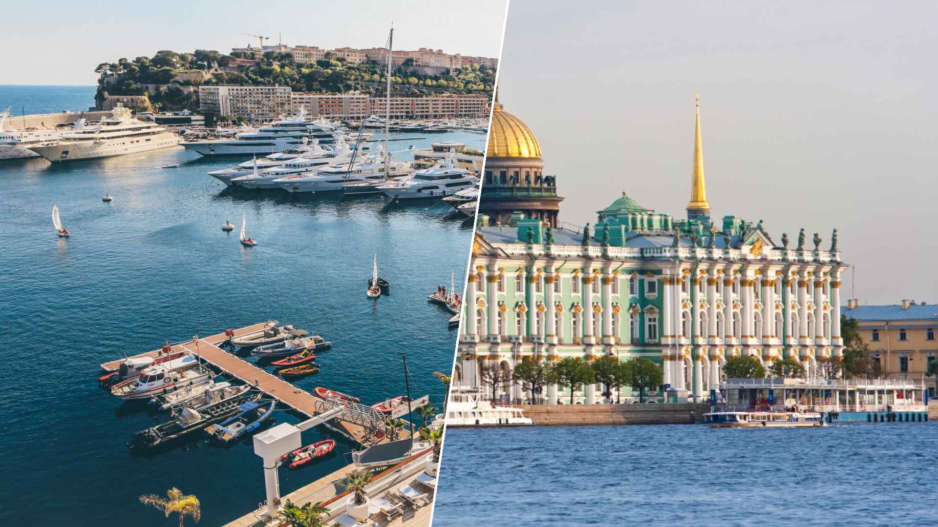 Monaco to Saint Petersburg