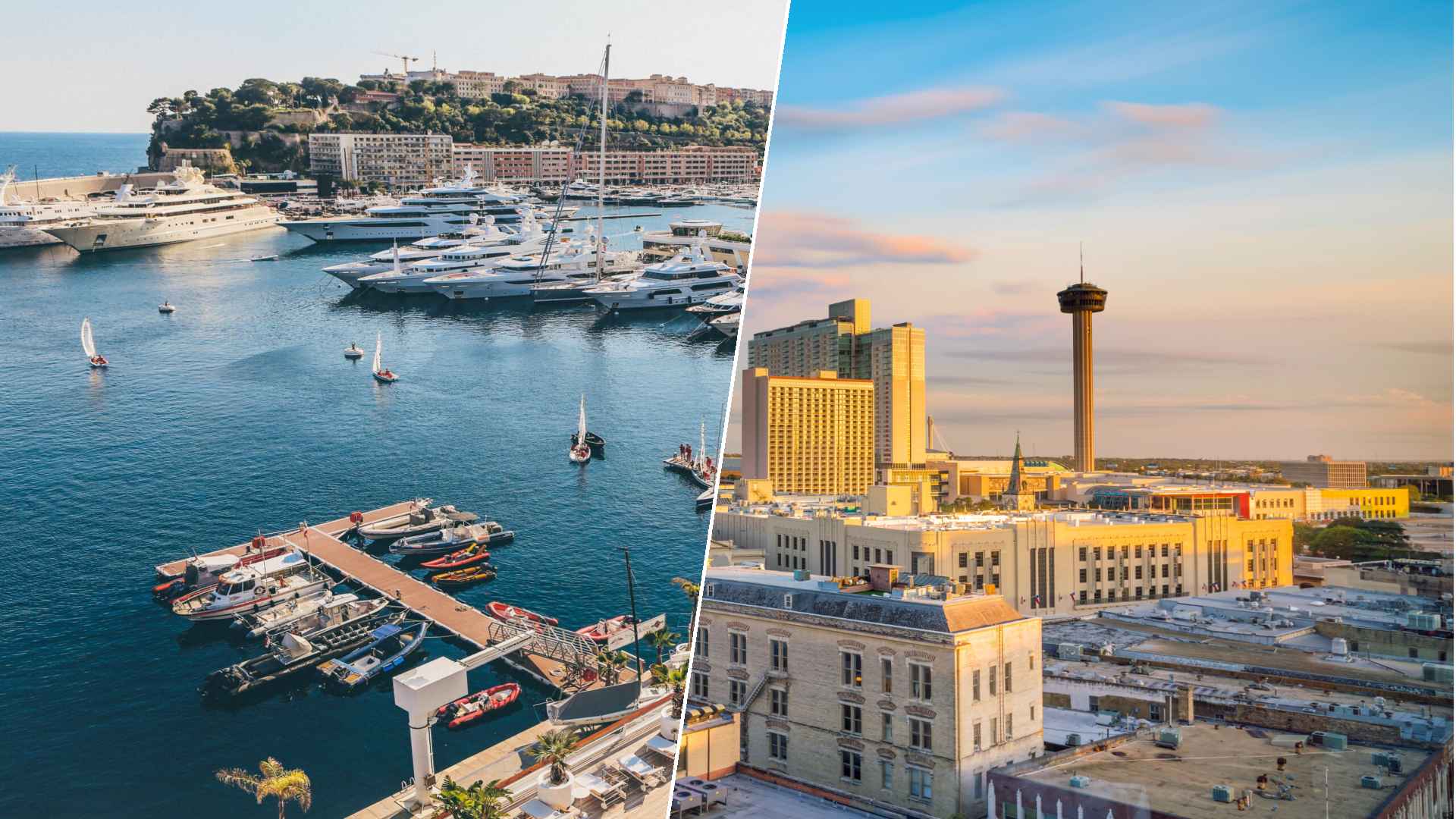 Monaco to San Antonio