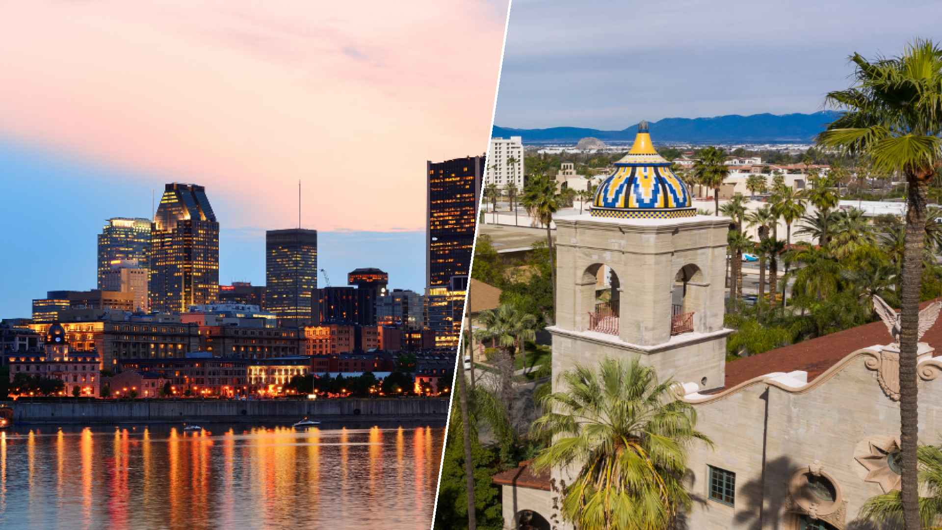 Montréal to Riverside