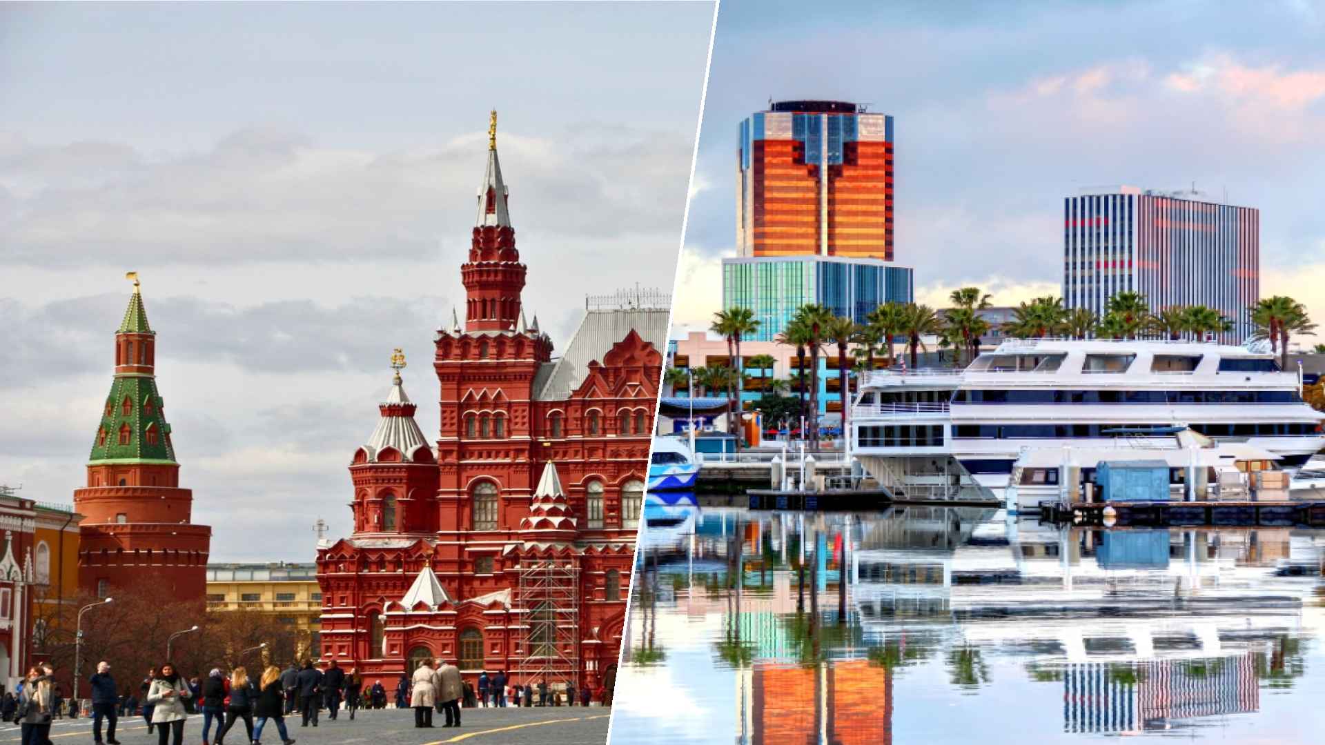 Moscow to Long Beach