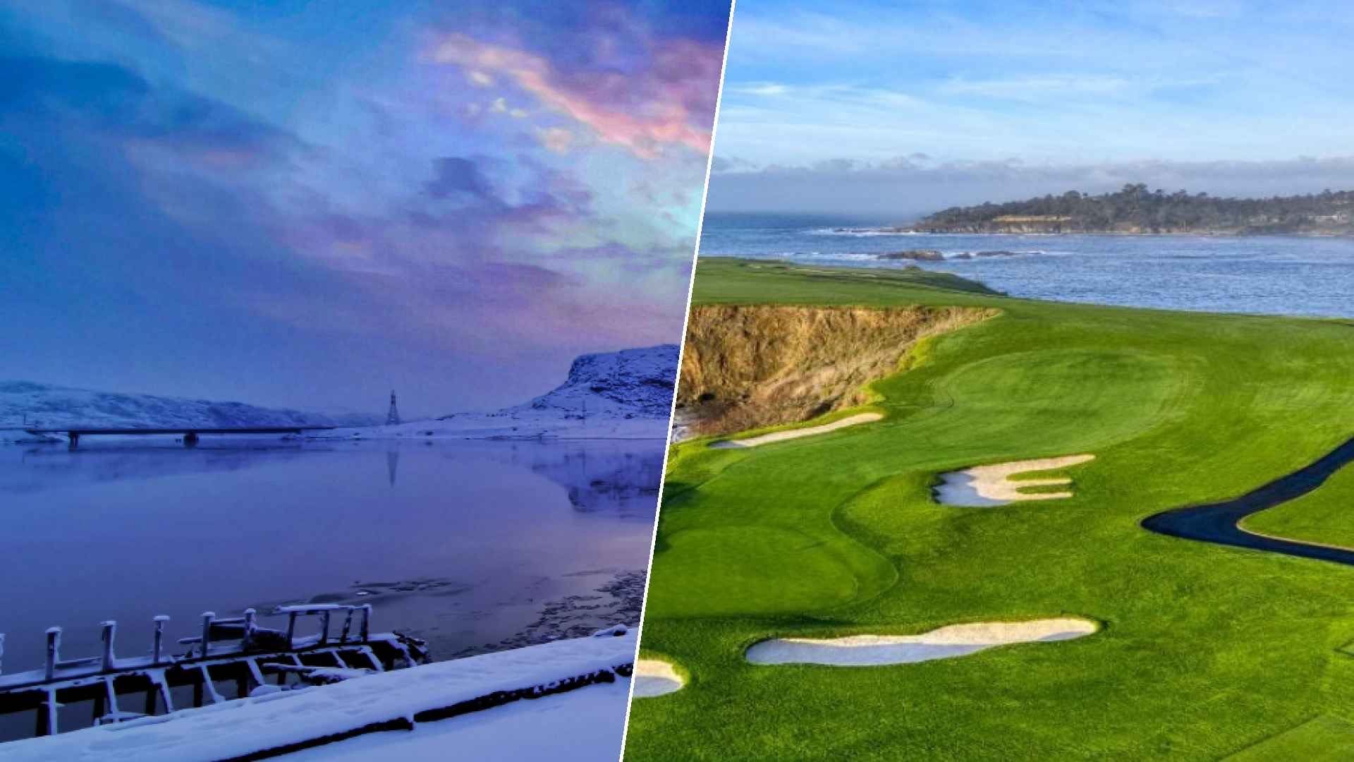 Murmansk to Pebble Beach Golf Links