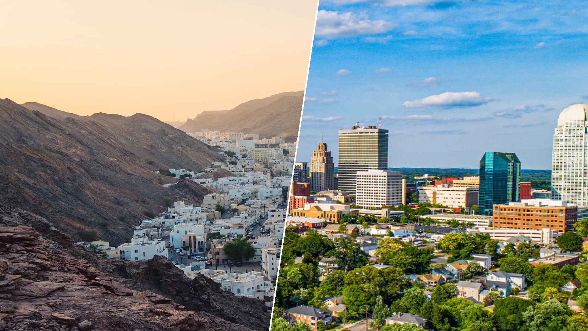 Muscat to Winston-Salem