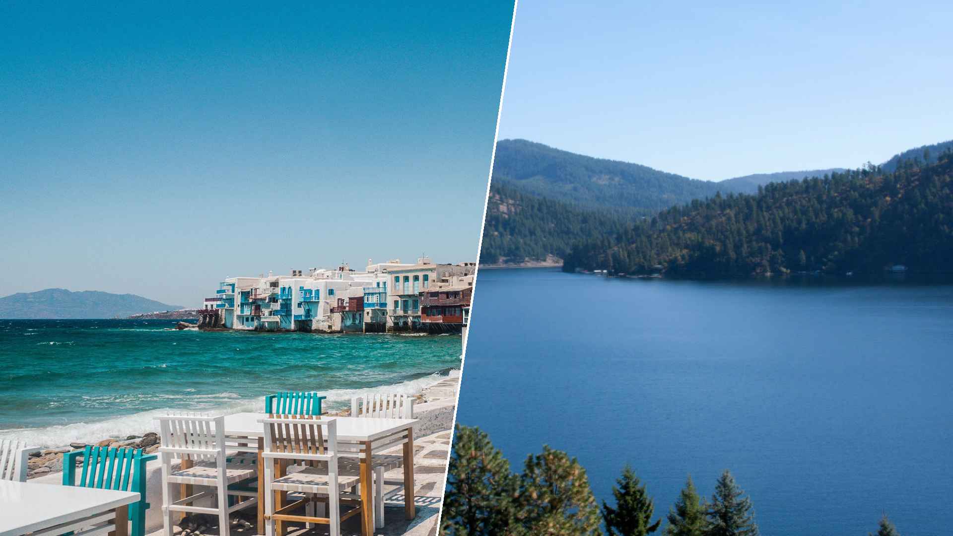 Mykonos to Coeur d’Alene