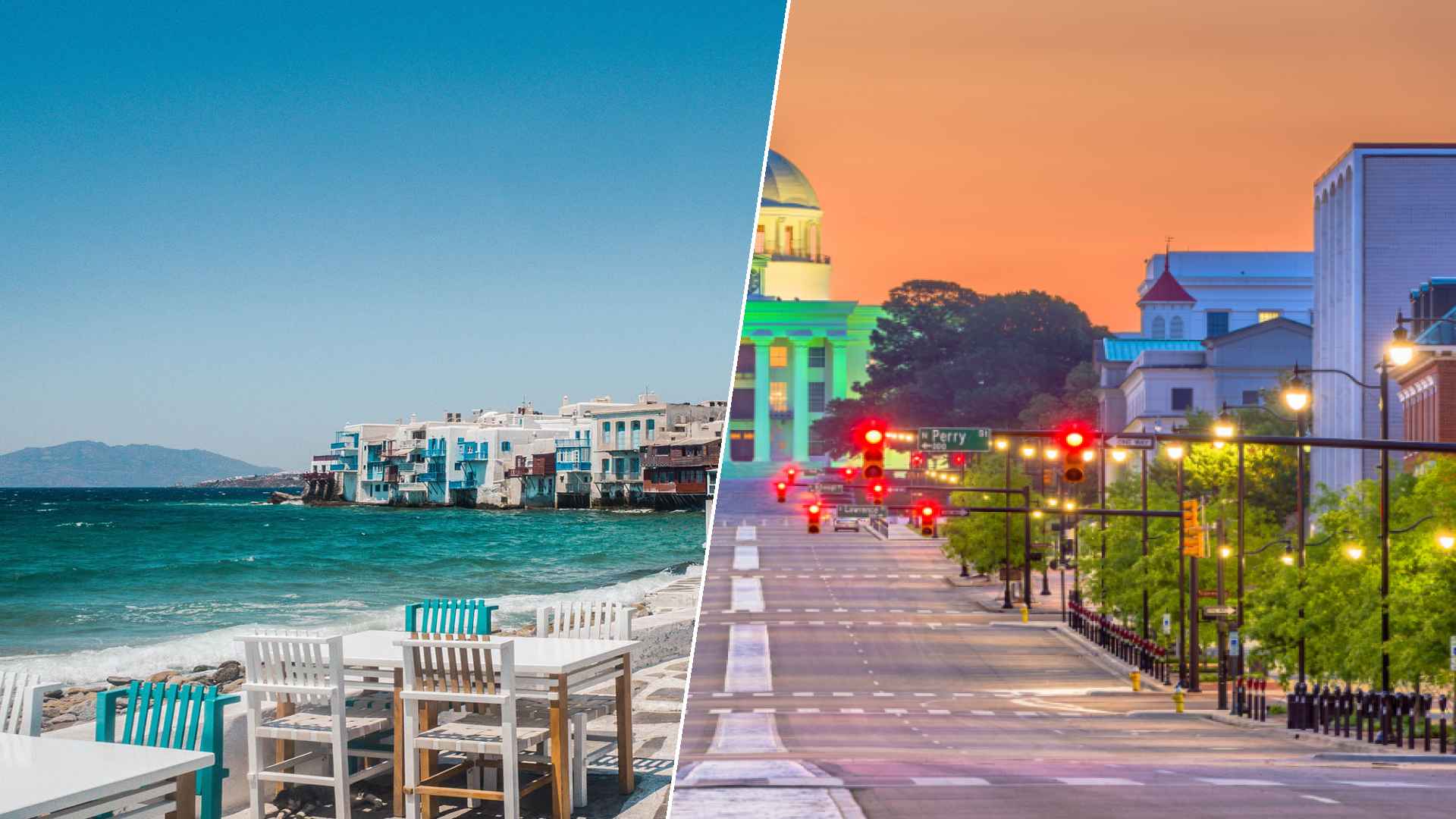 Mykonos to Montgomery