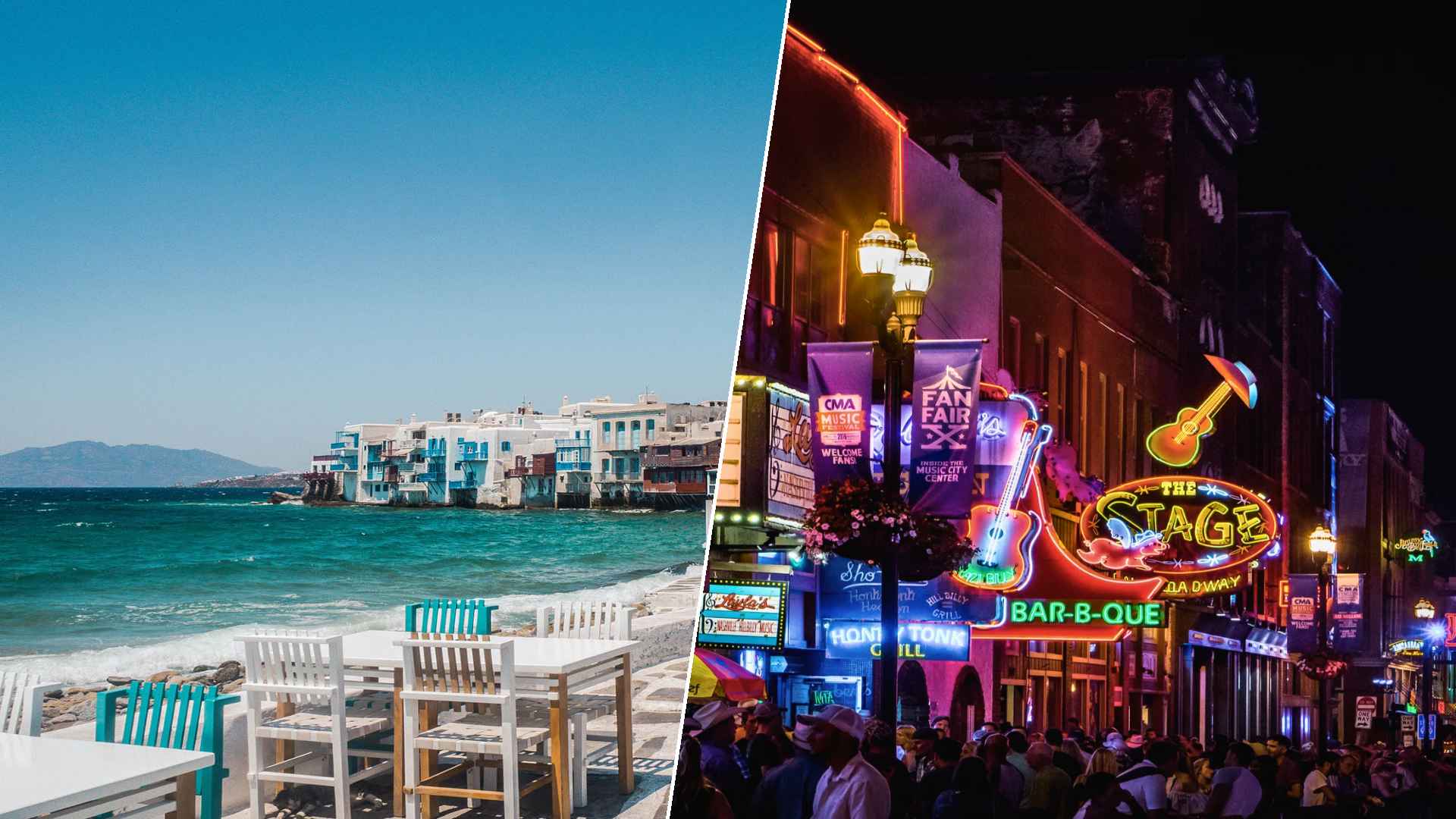 Mykonos to Nashville