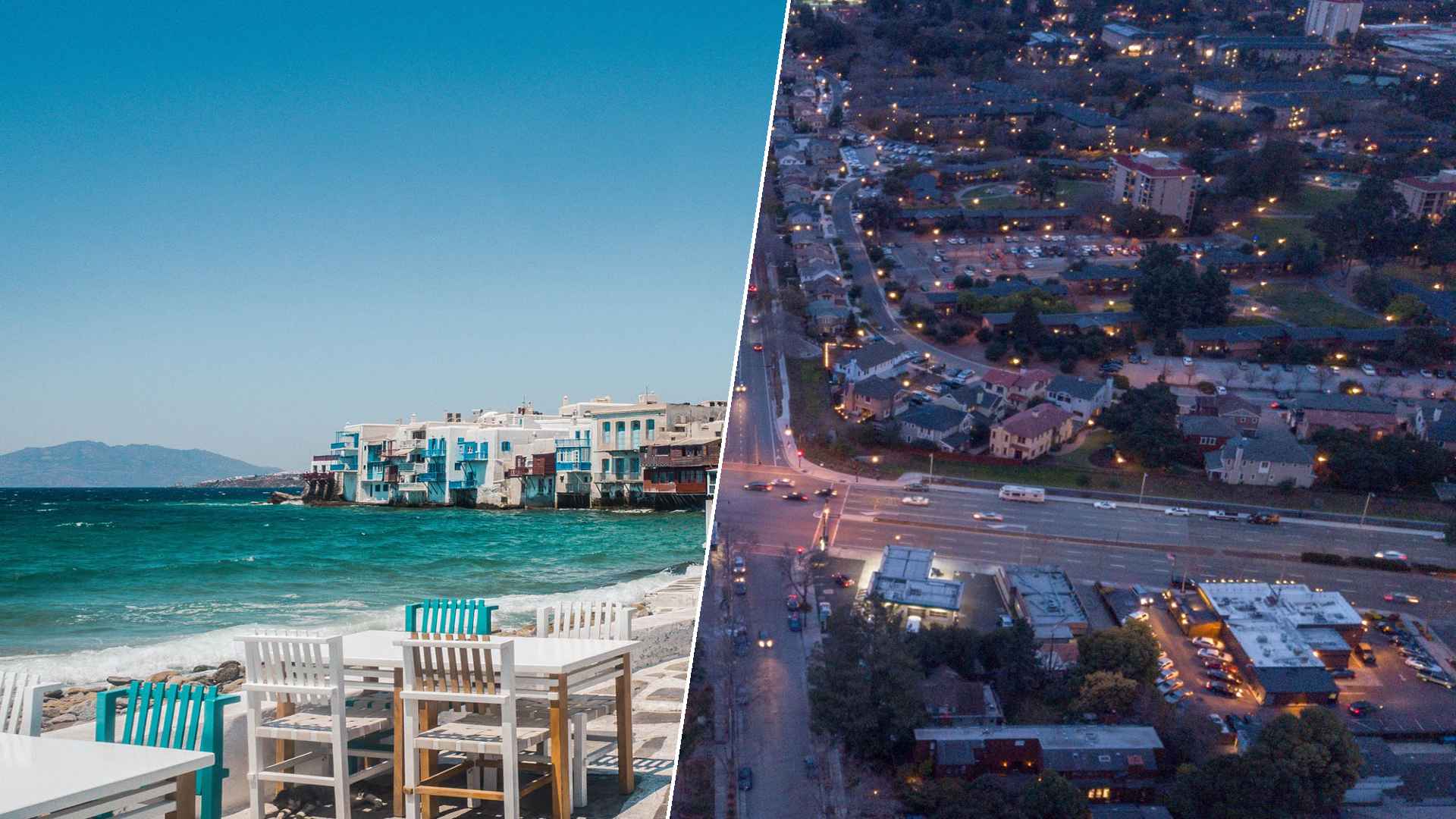 Mykonos to Palo Alto