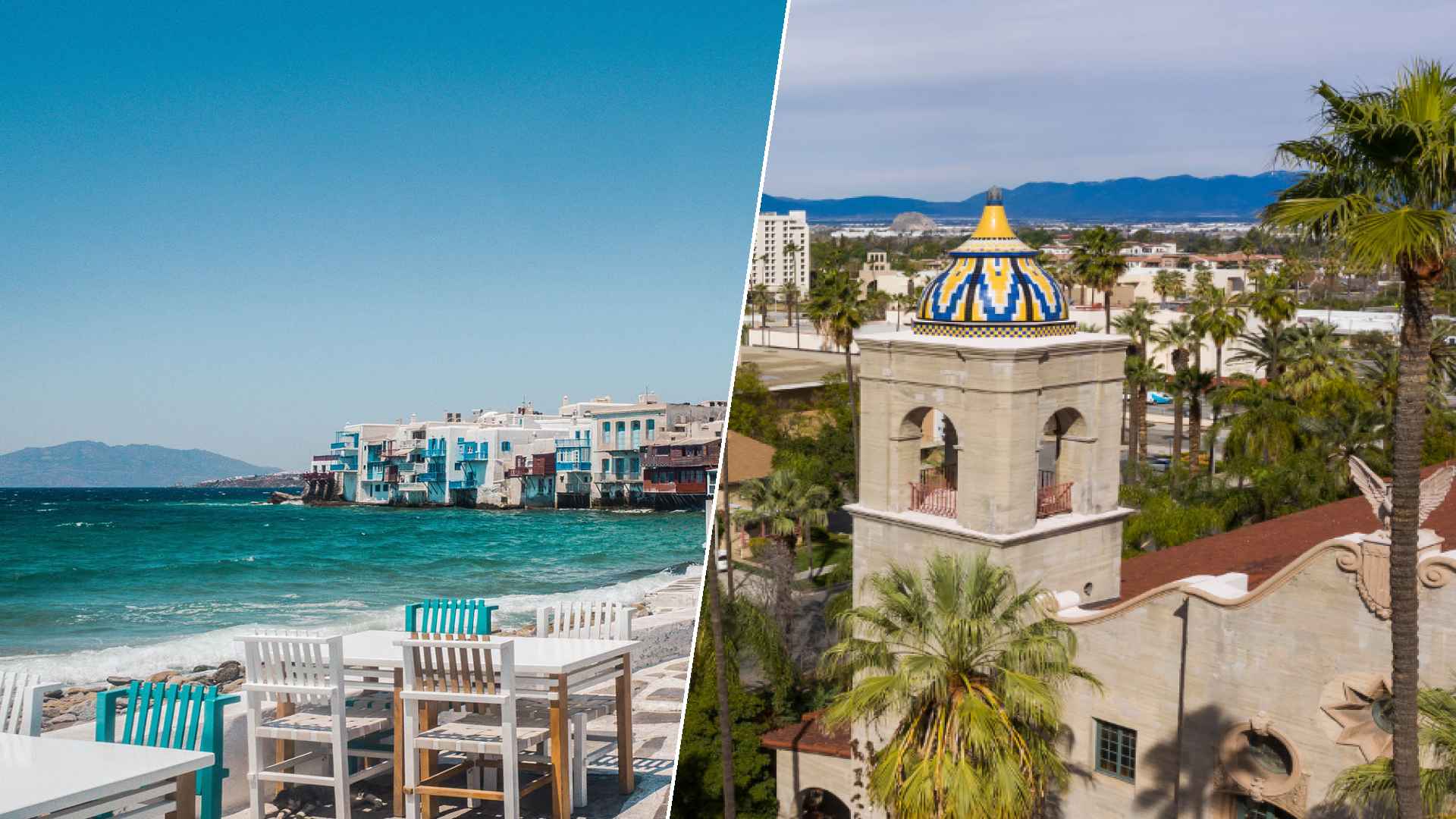 Mykonos to Riverside