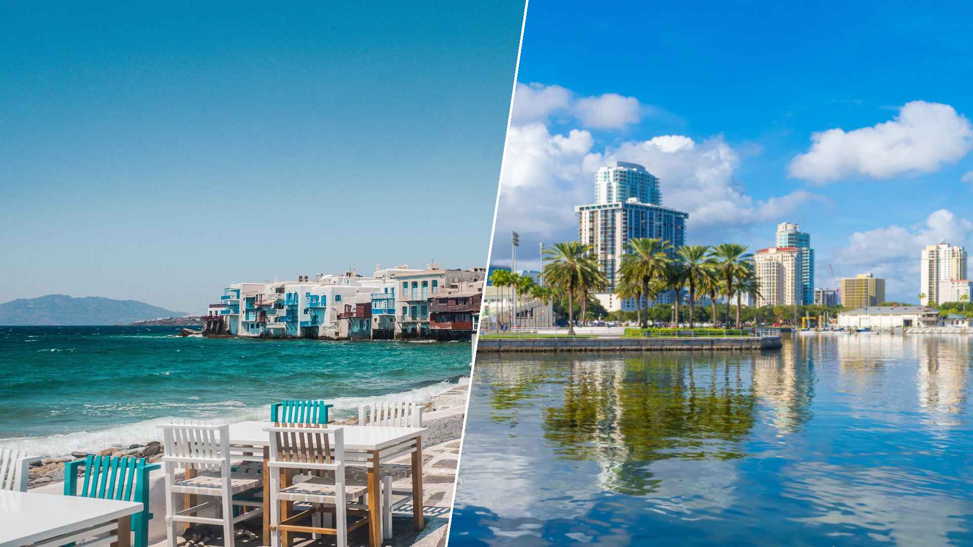 Mykonos to St. Petersburg