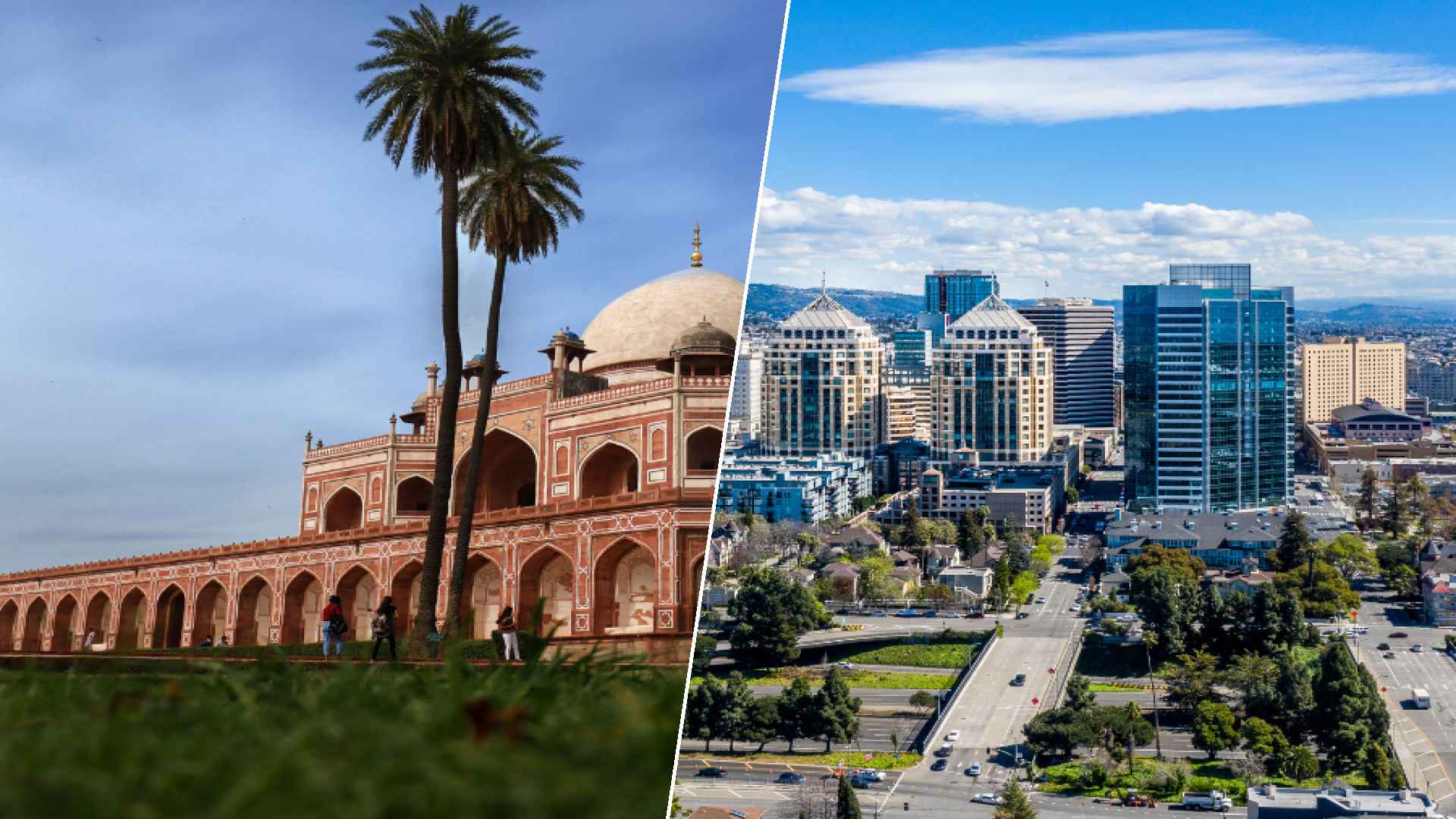 New Dehli to Oakland