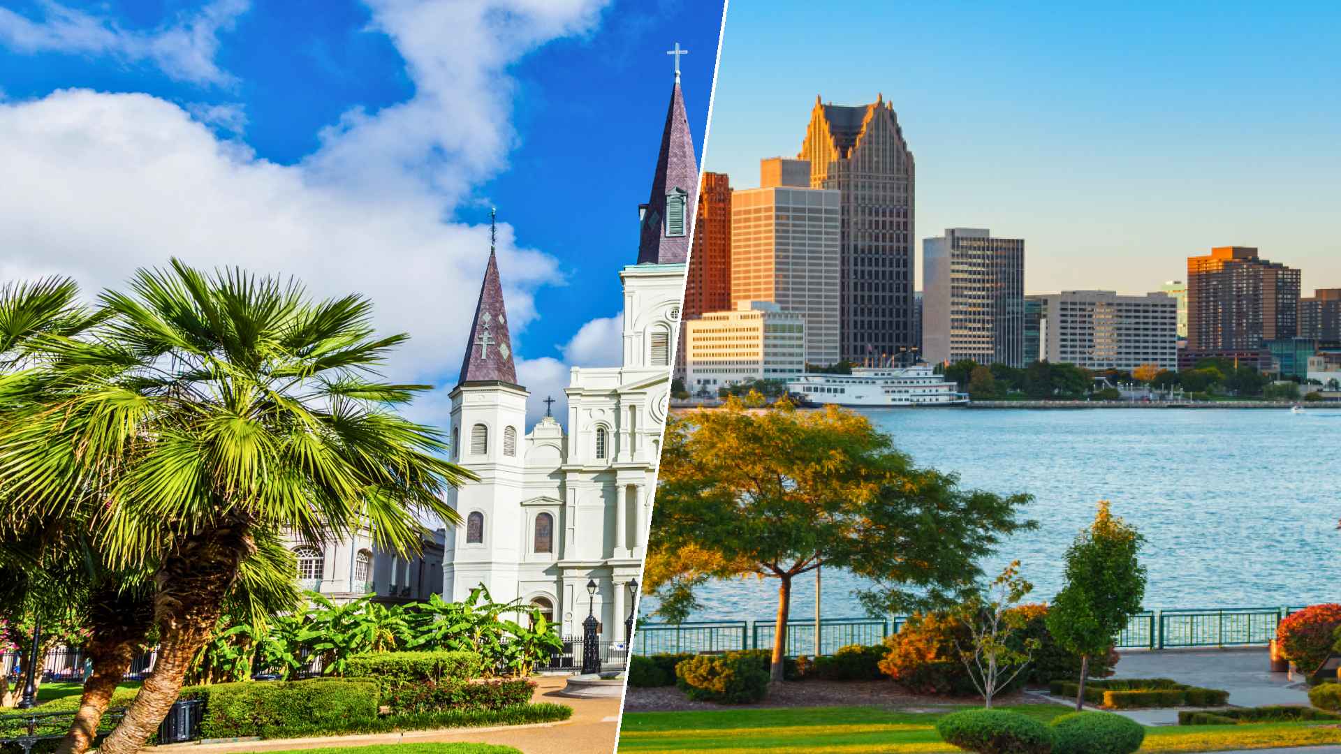 New Orleans to Detroit