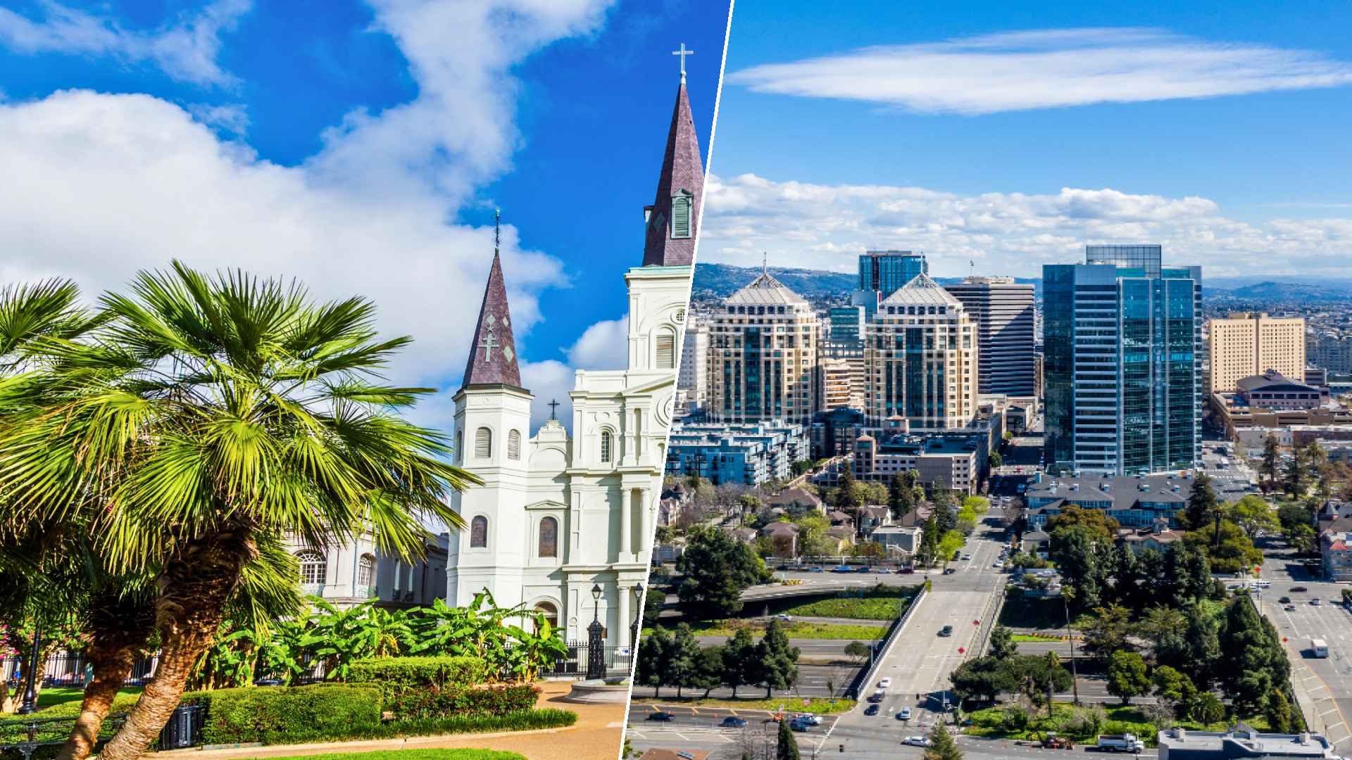 New Orleans to Oakland