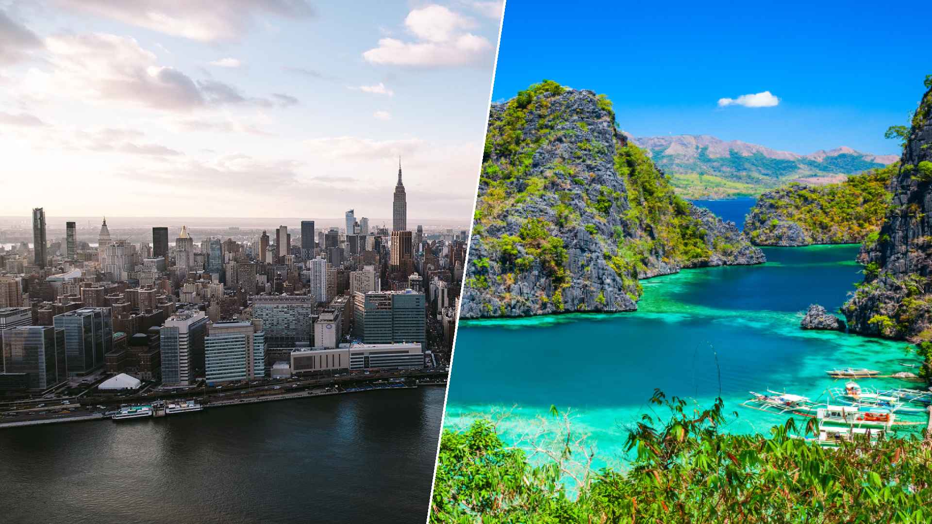 New York to Palawan