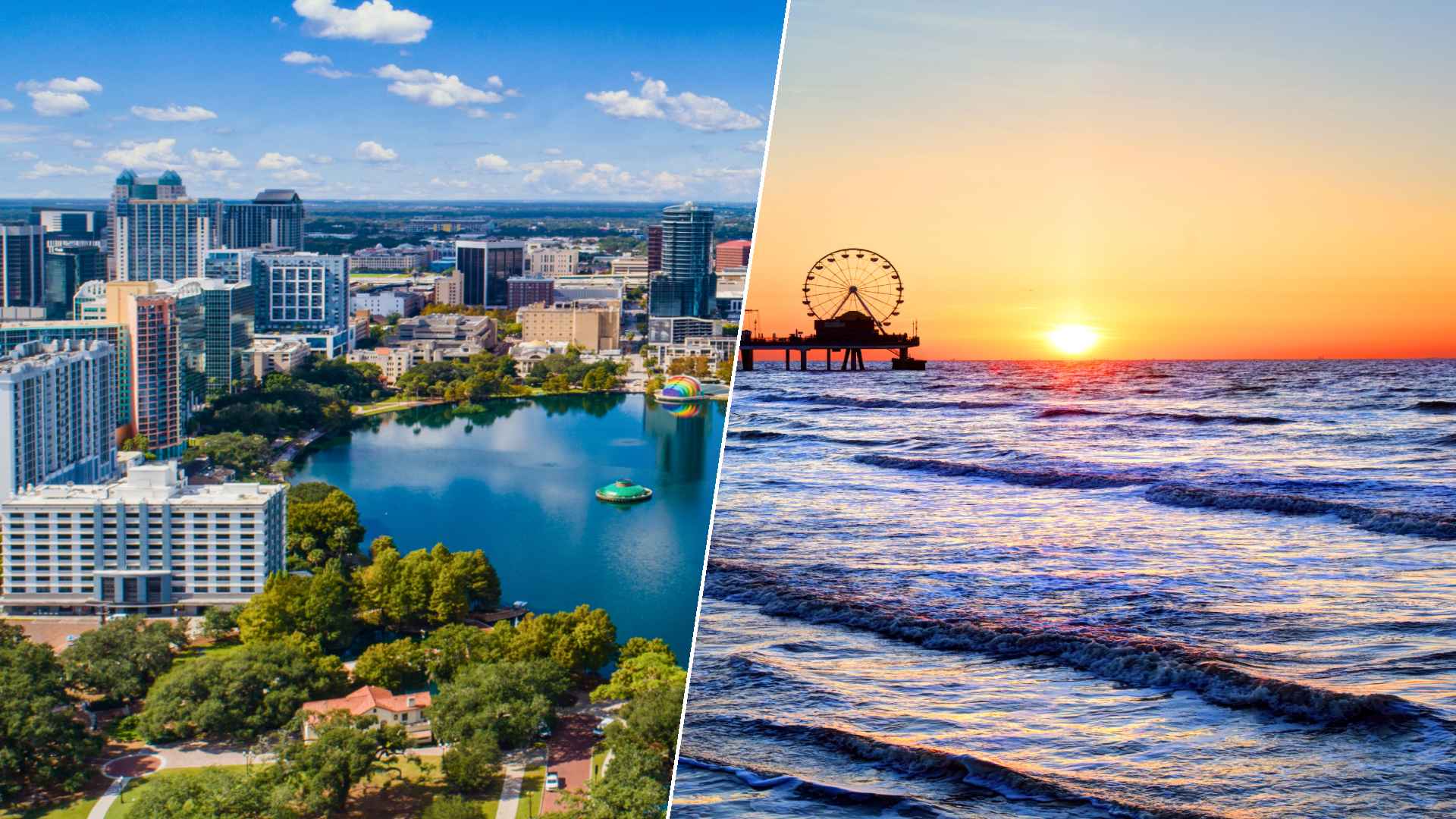 Orlando to Galveston