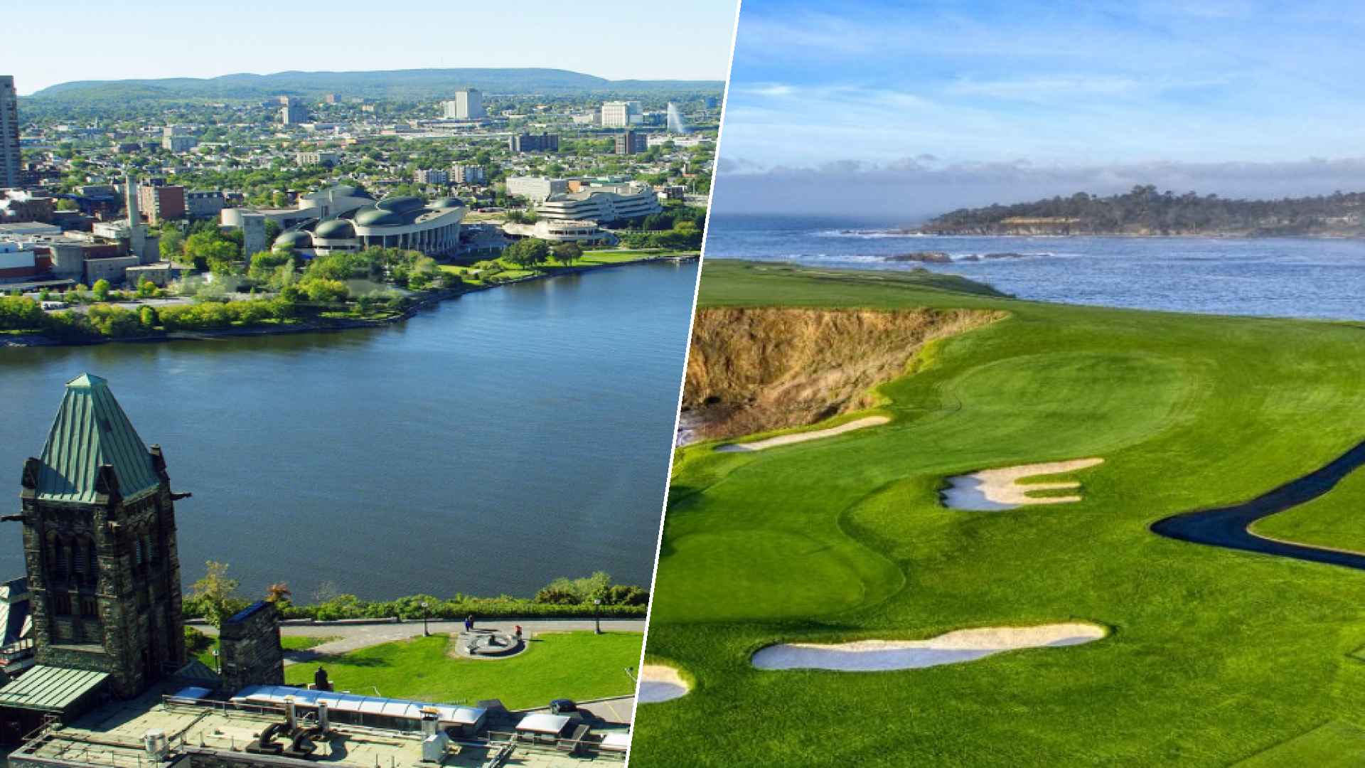 Ottawa to Pebble Beach Golf Links