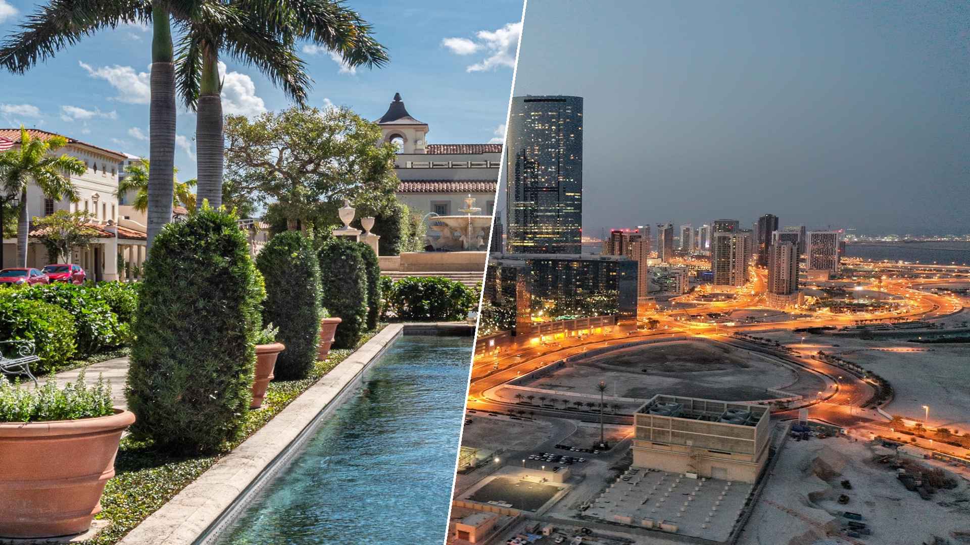 Palm Beach to Abu Dhabi