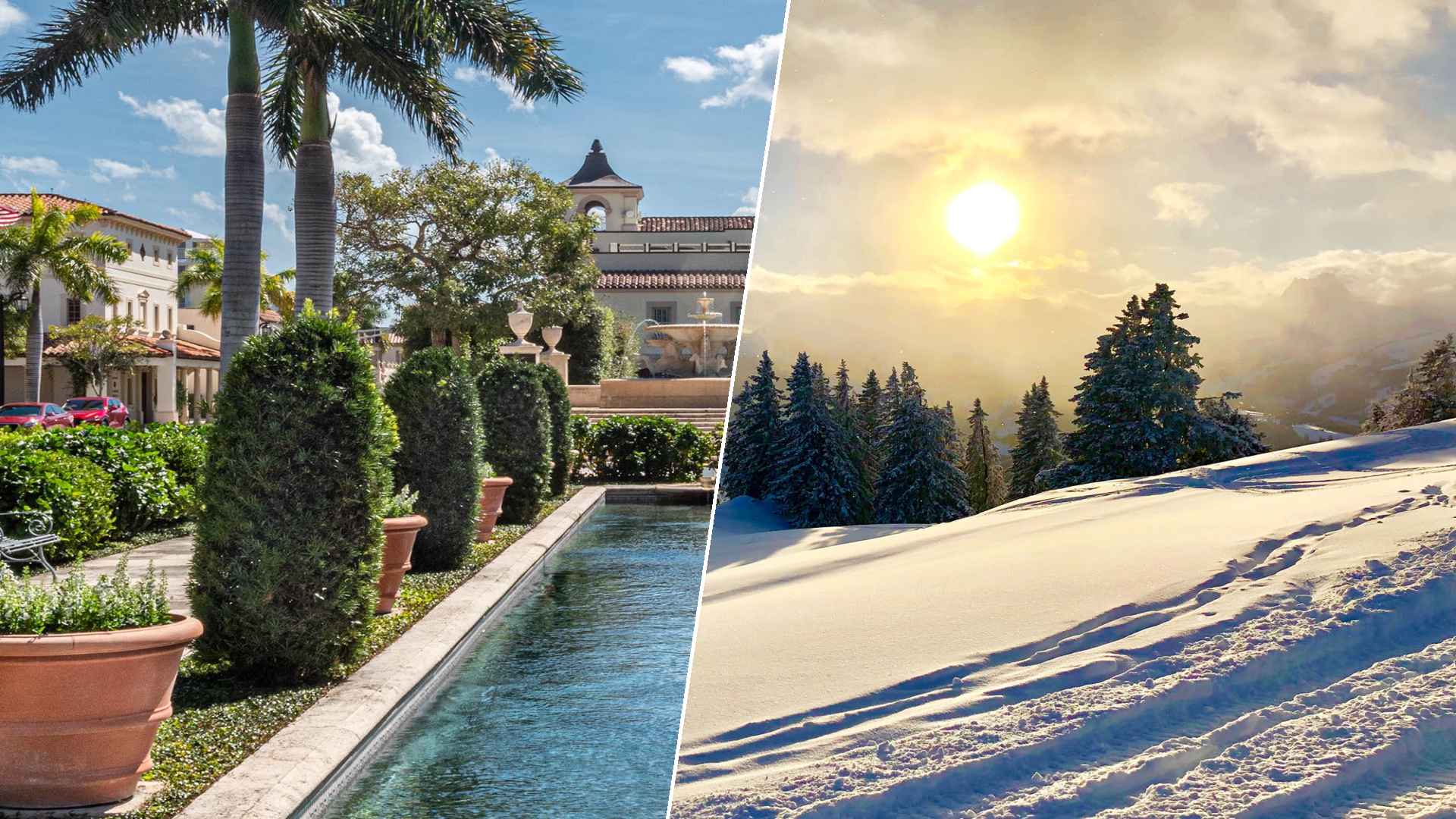 Palm Beach to Gstaad