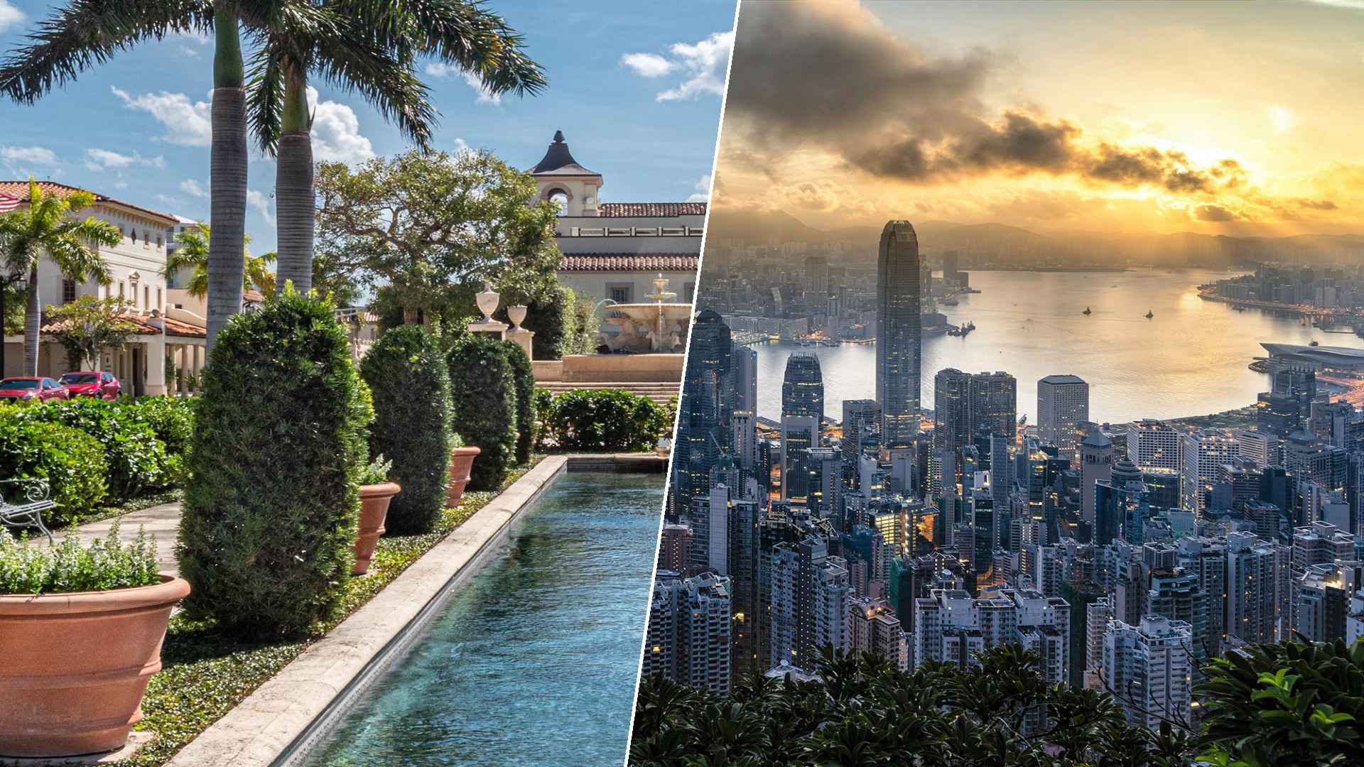 Palm Beach to Hong Kong