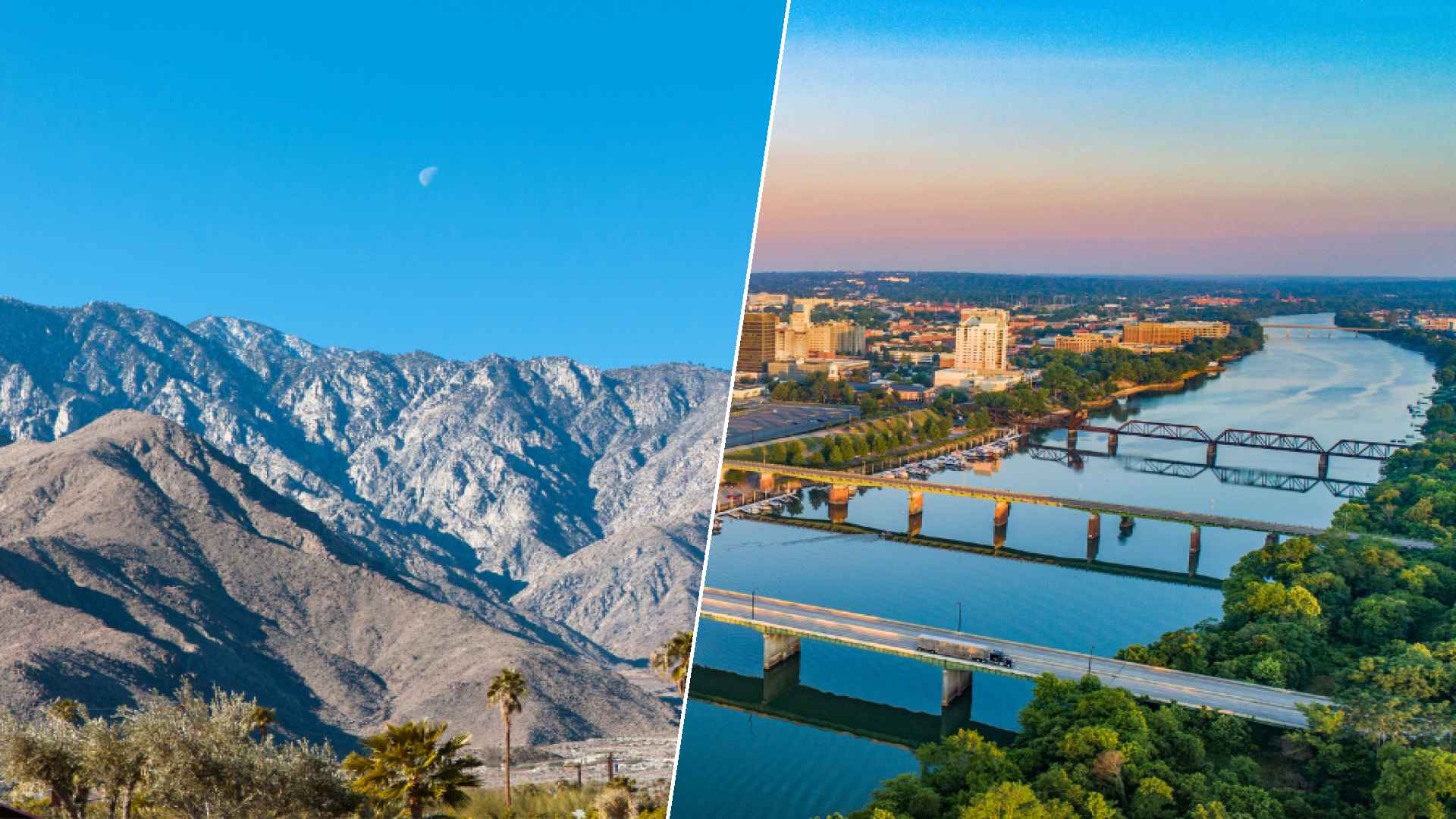 Palm Springs to Augusta