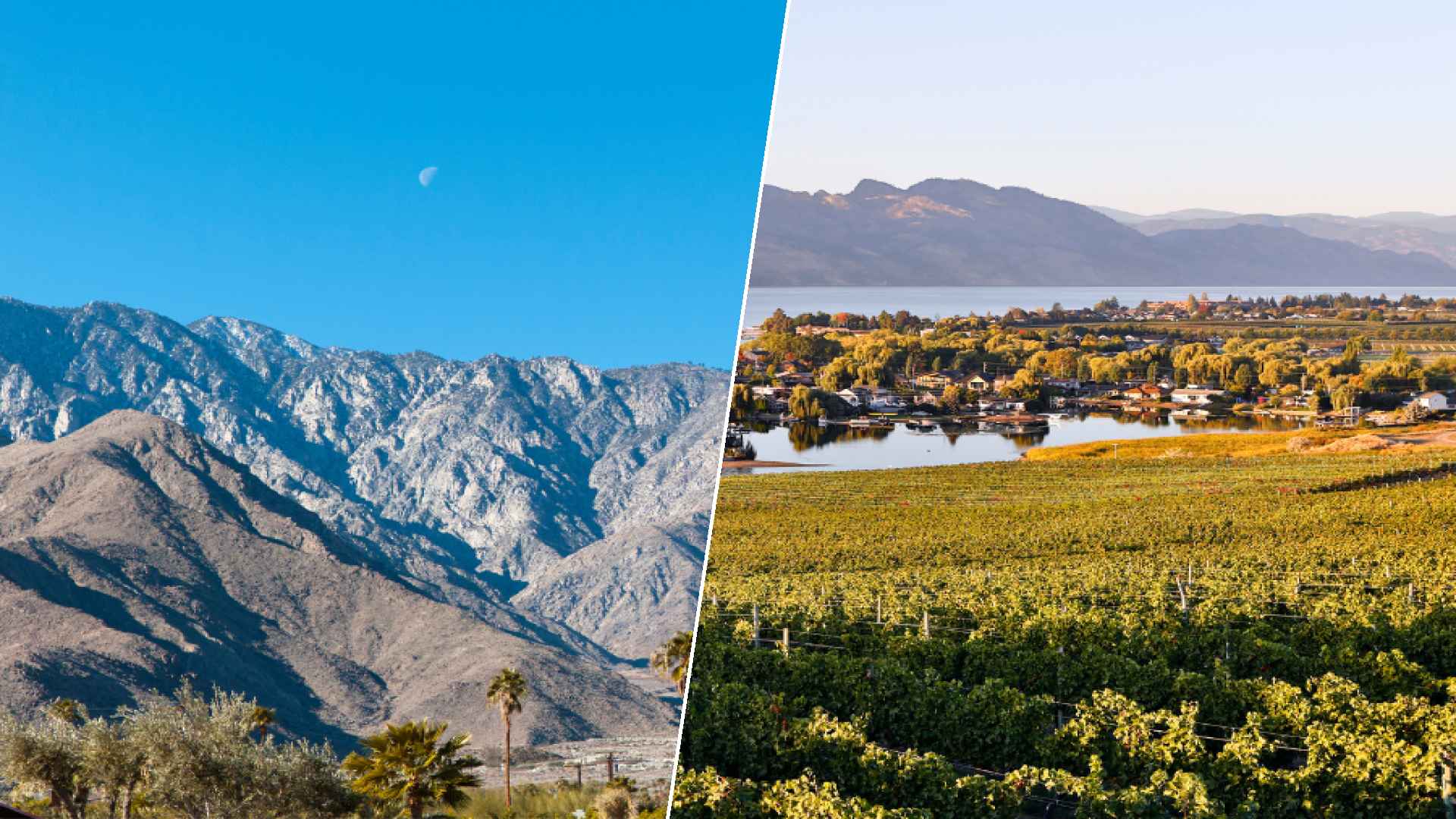 Palm Springs to Kelowna