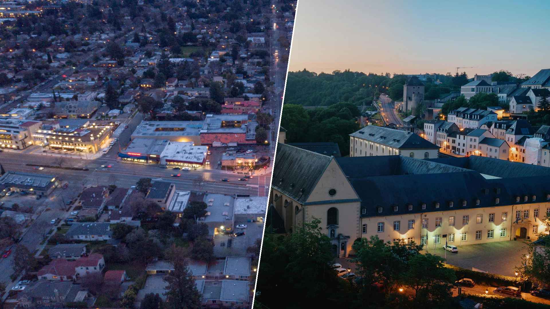 Palo Alto to Luxembourg City