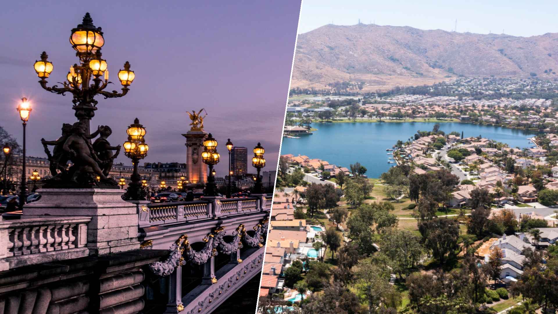 Paris to Moreno Valley