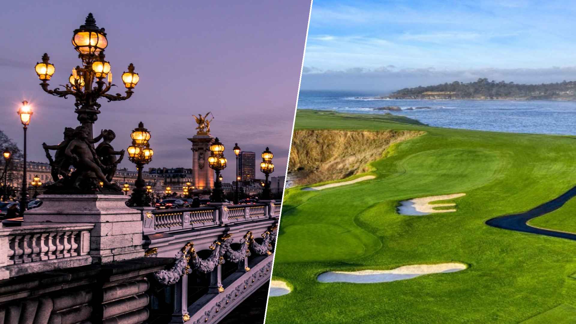 Paris to Pebble Beach Golf Links