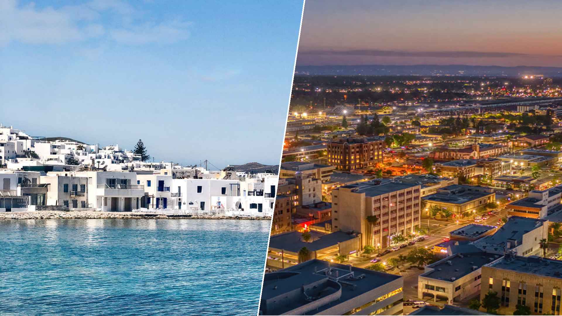 Paros to Bakersfield