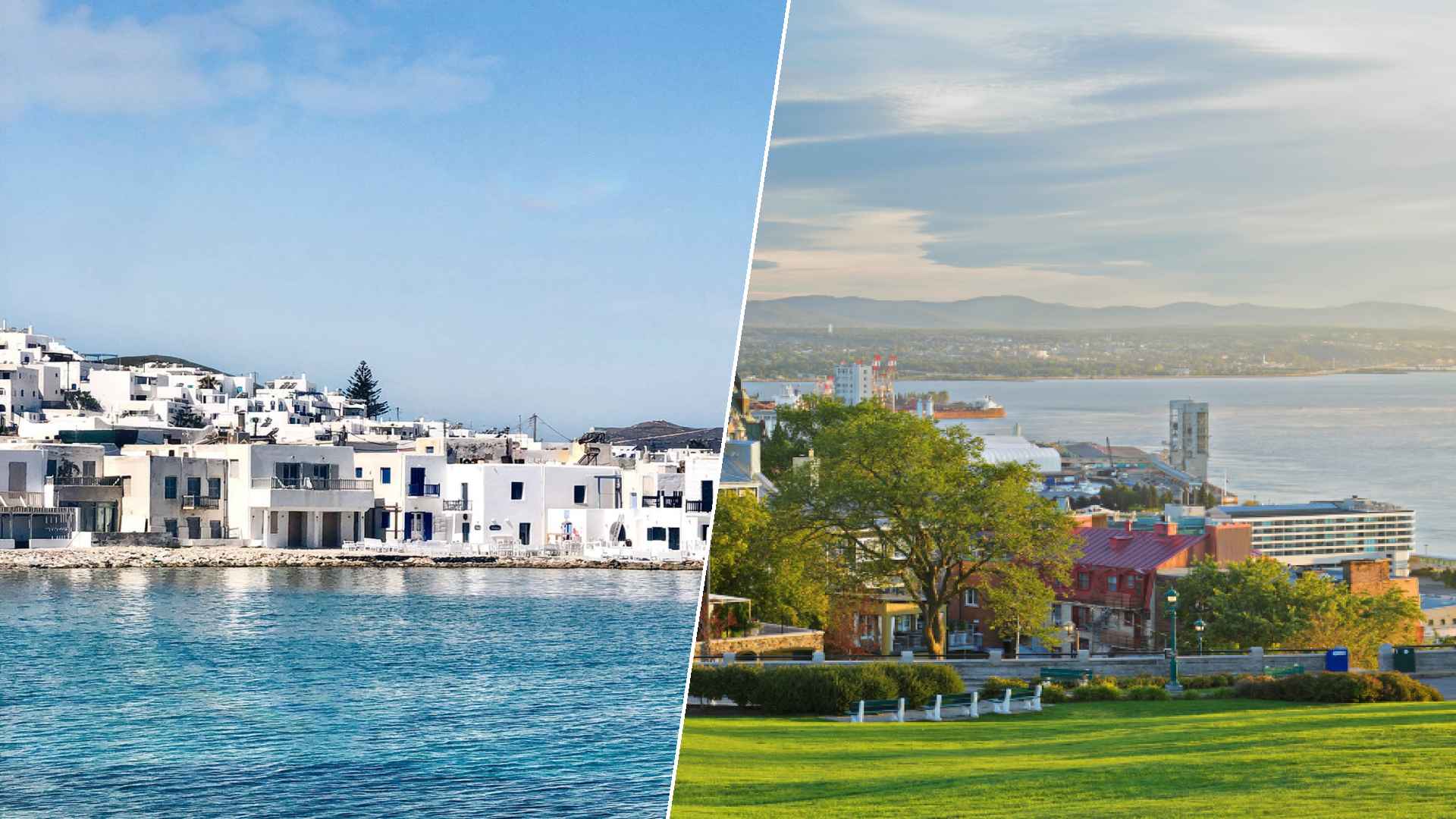 Paros to Quebec city