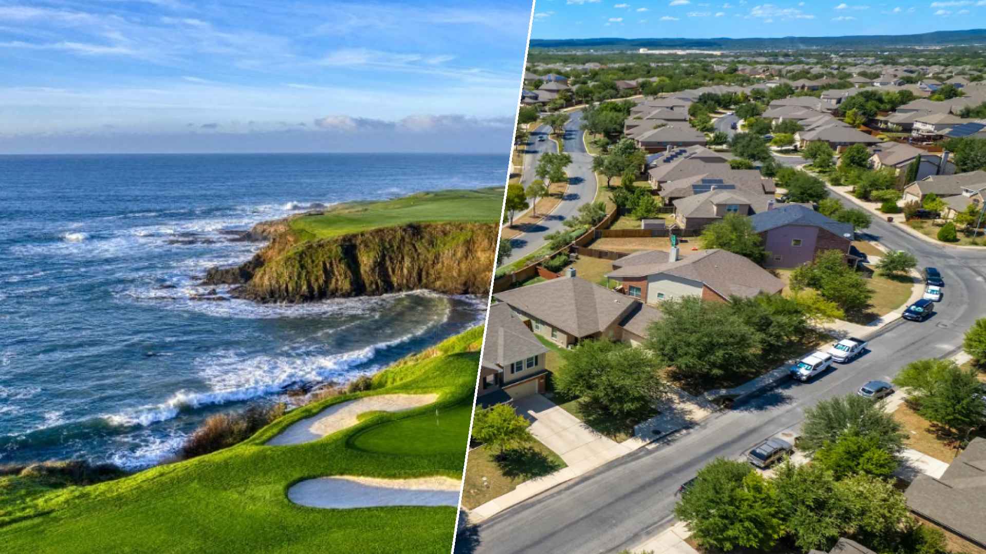 Pebble Beach Golf Links to Grand Prairie
