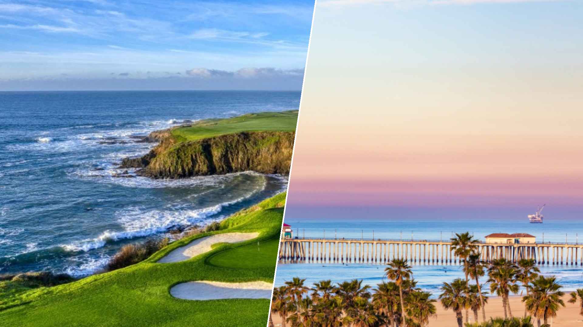 Pebble Beach Golf Links to Huntington Beach